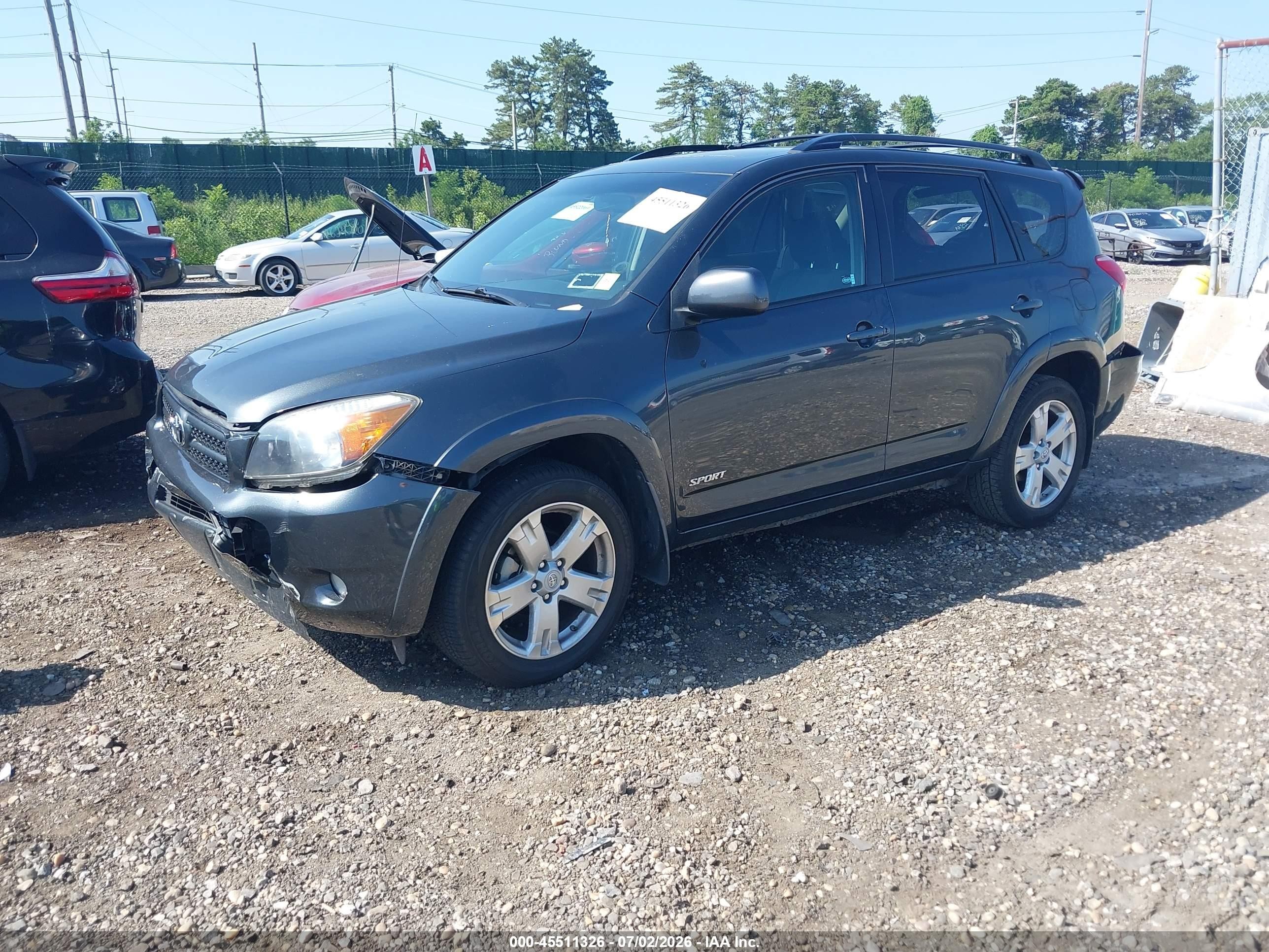 2008 Toyota Rav4 Sport Gray vin: JTMBD32V485187202