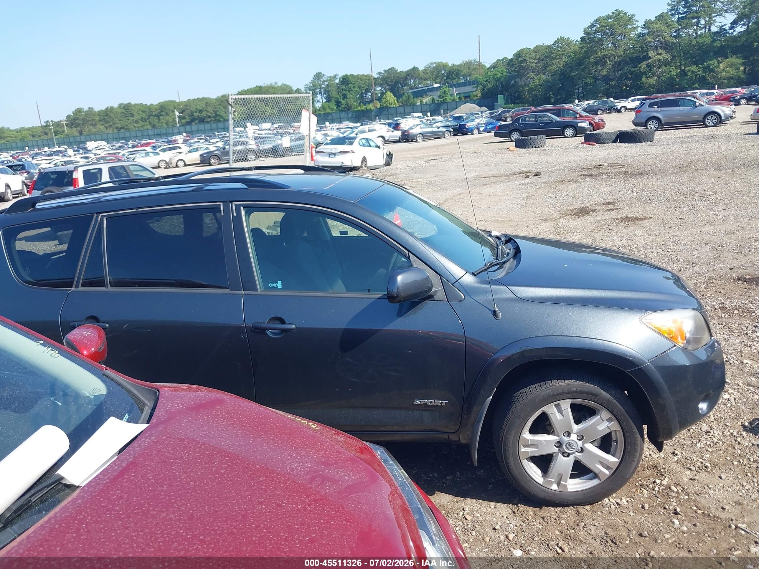 2008 Toyota Rav4 Sport Gray vin: JTMBD32V485187202