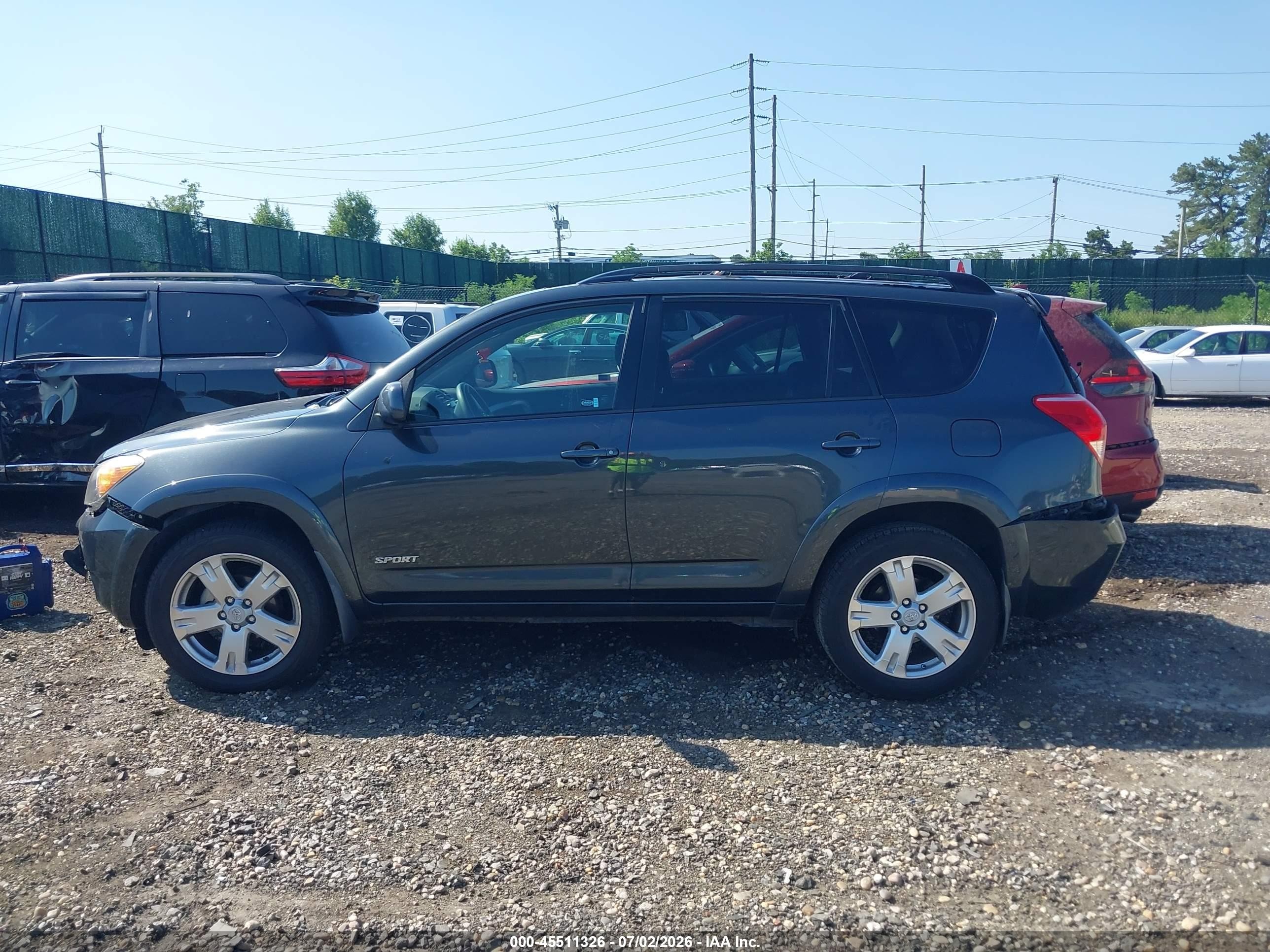 2008 Toyota Rav4 Sport Gray vin: JTMBD32V485187202