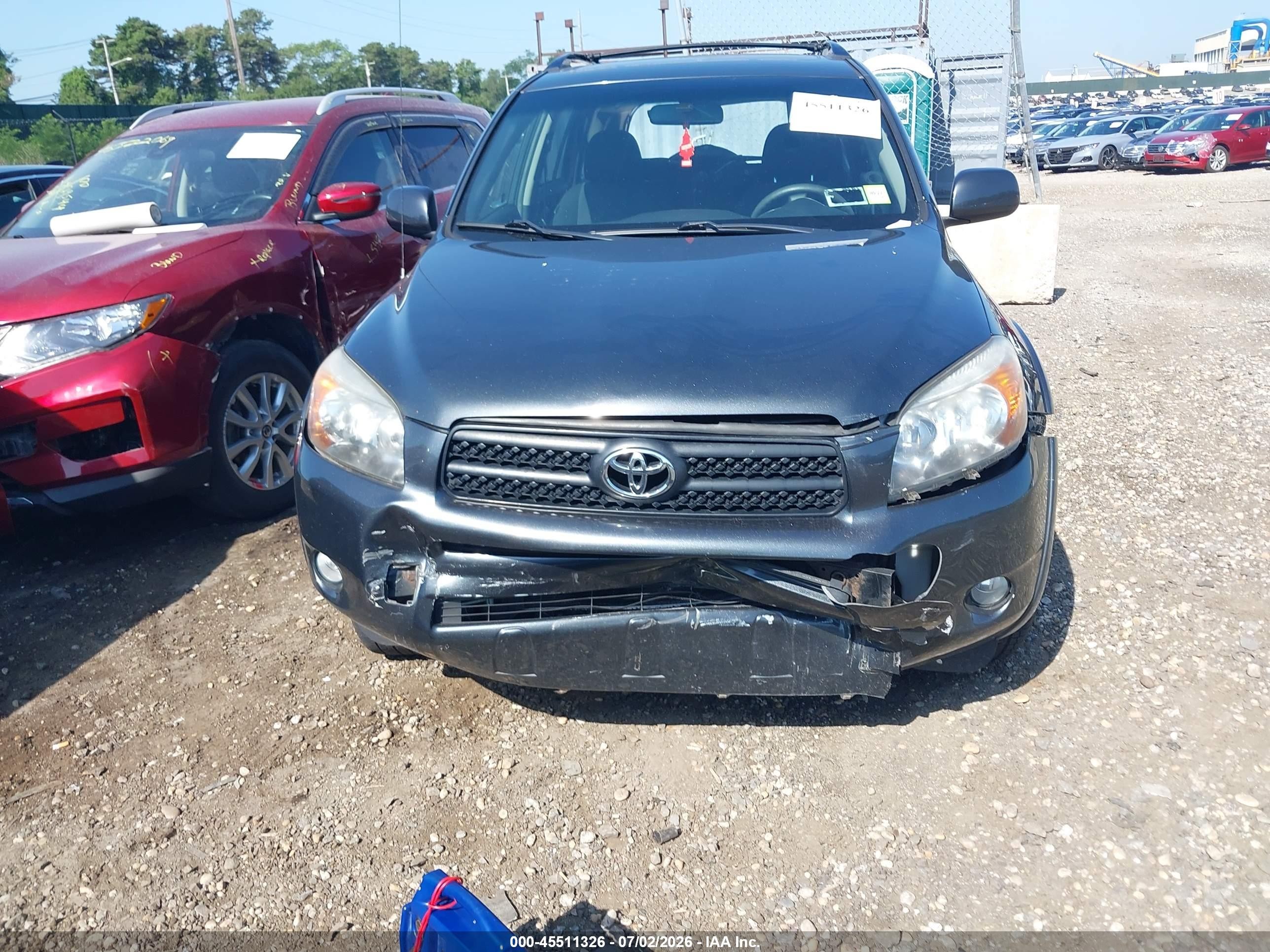 2008 Toyota Rav4 Sport Gray vin: JTMBD32V485187202