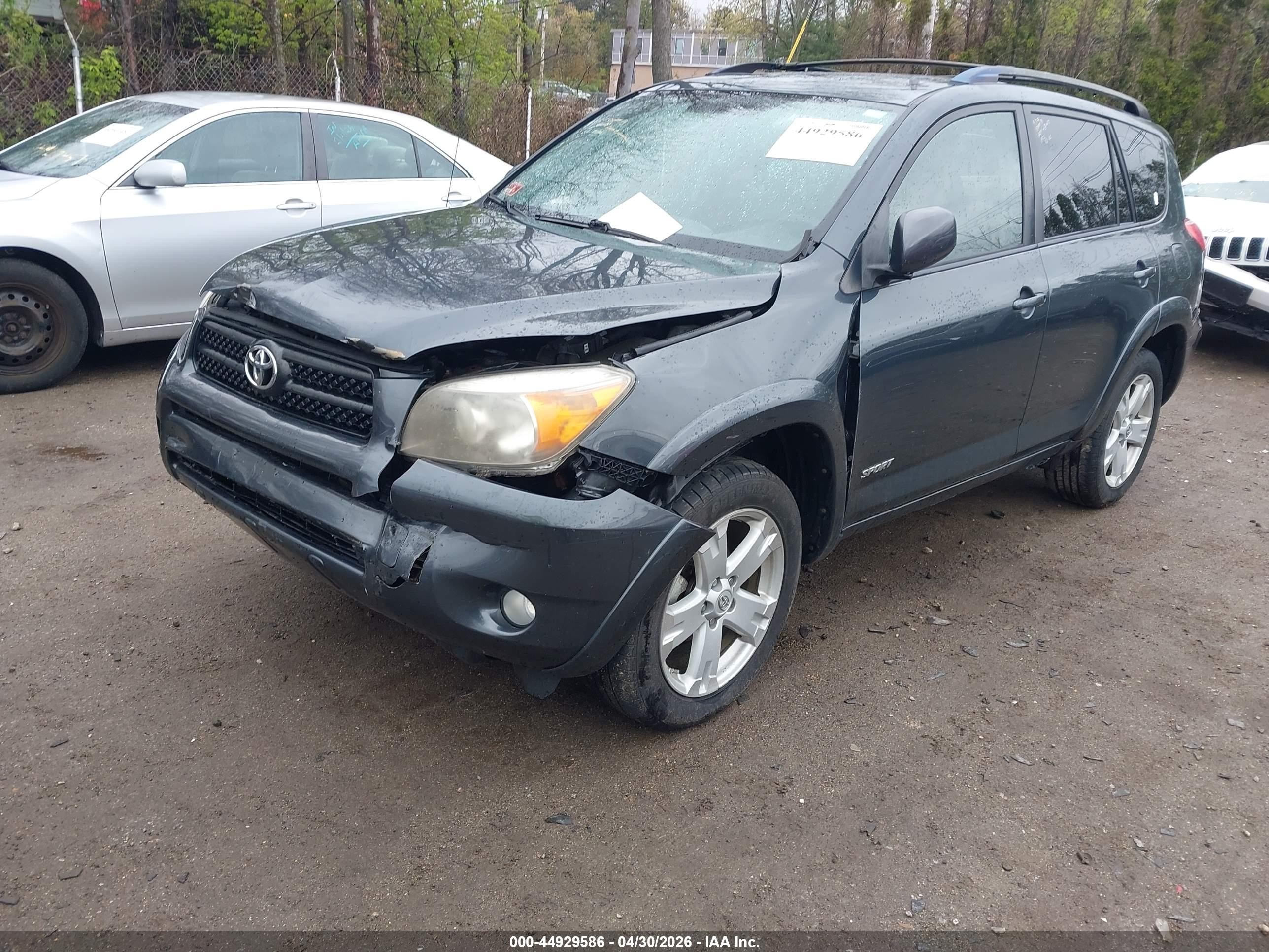2008 Toyota Rav4 Sport Black vin: JTMBD32V485193047