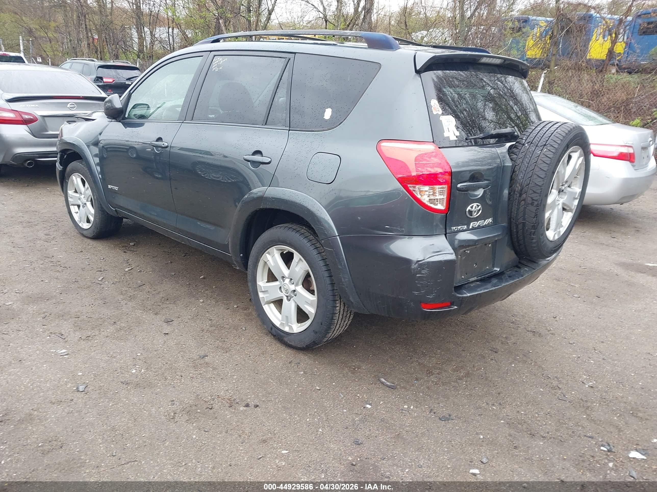 2008 Toyota Rav4 Sport Black vin: JTMBD32V485193047