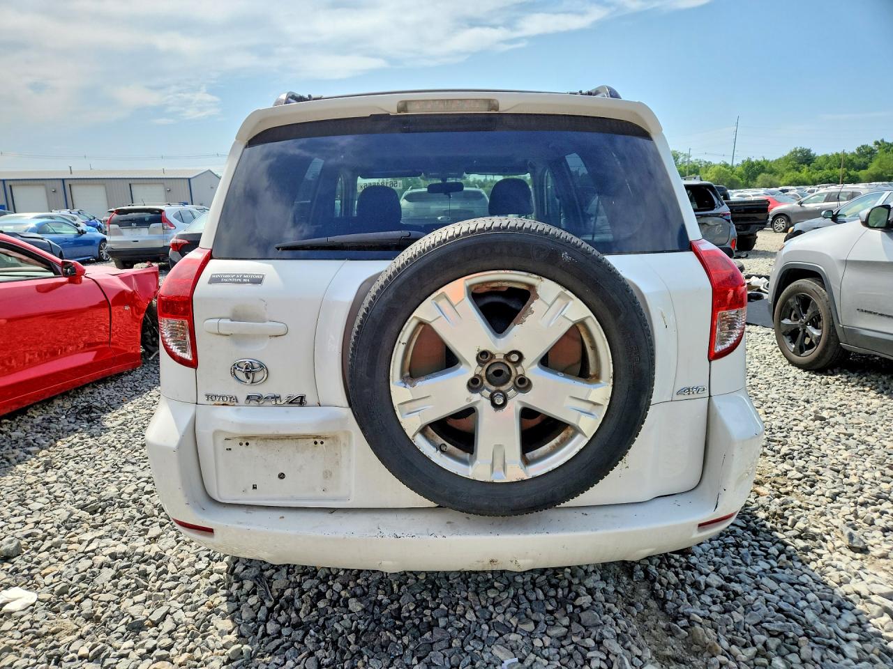 2006 Toyota Rav4 Sport White vin: JTMBD32V565001616