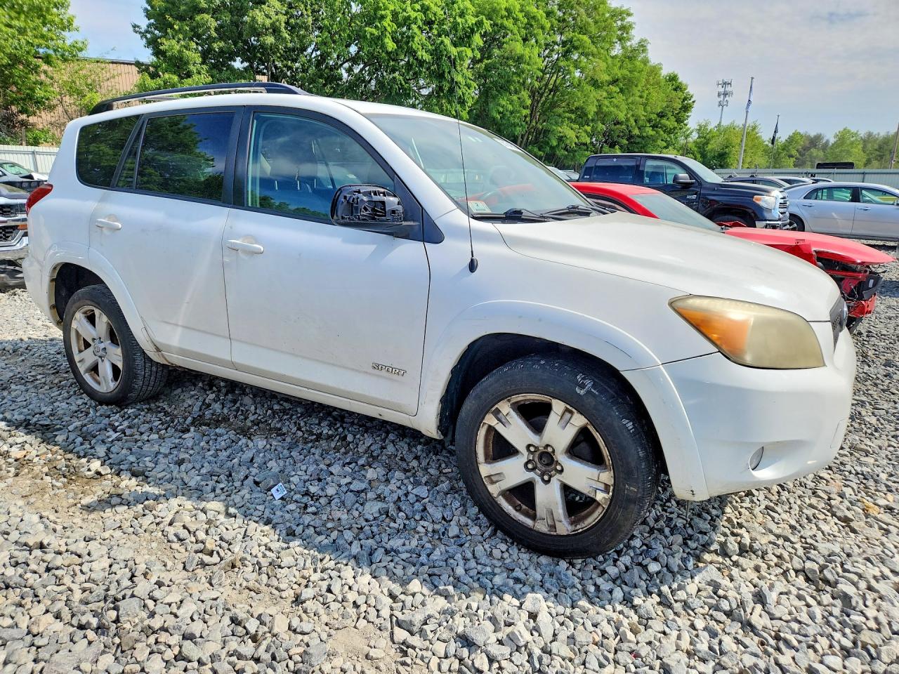 2006 Toyota Rav4 Sport White vin: JTMBD32V565001616