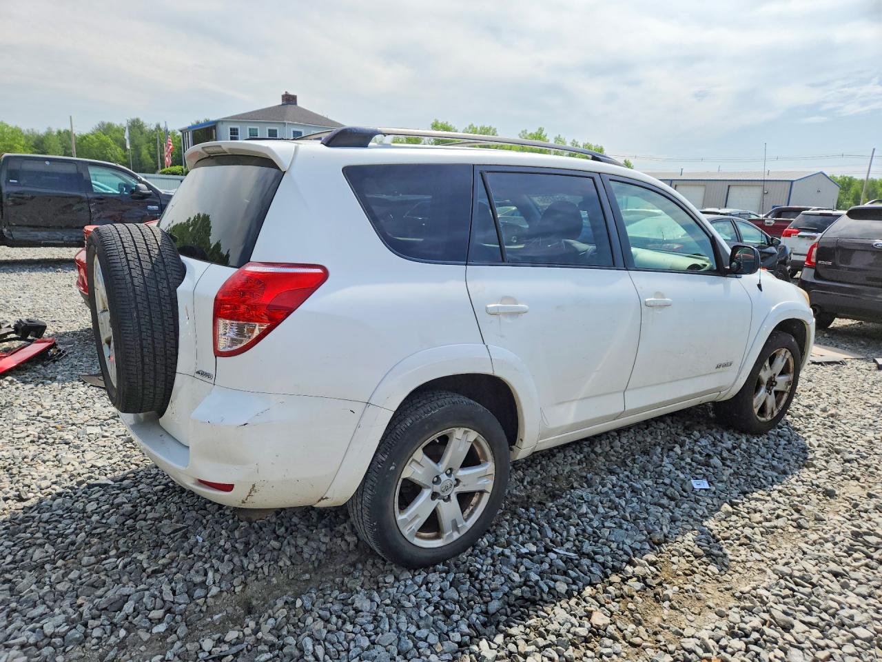 2006 Toyota Rav4 Sport White vin: JTMBD32V565001616