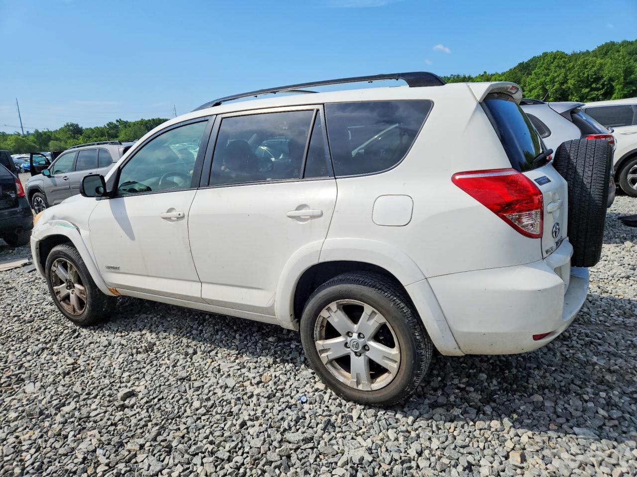 2006 Toyota Rav4 Sport White vin: JTMBD32V565001616