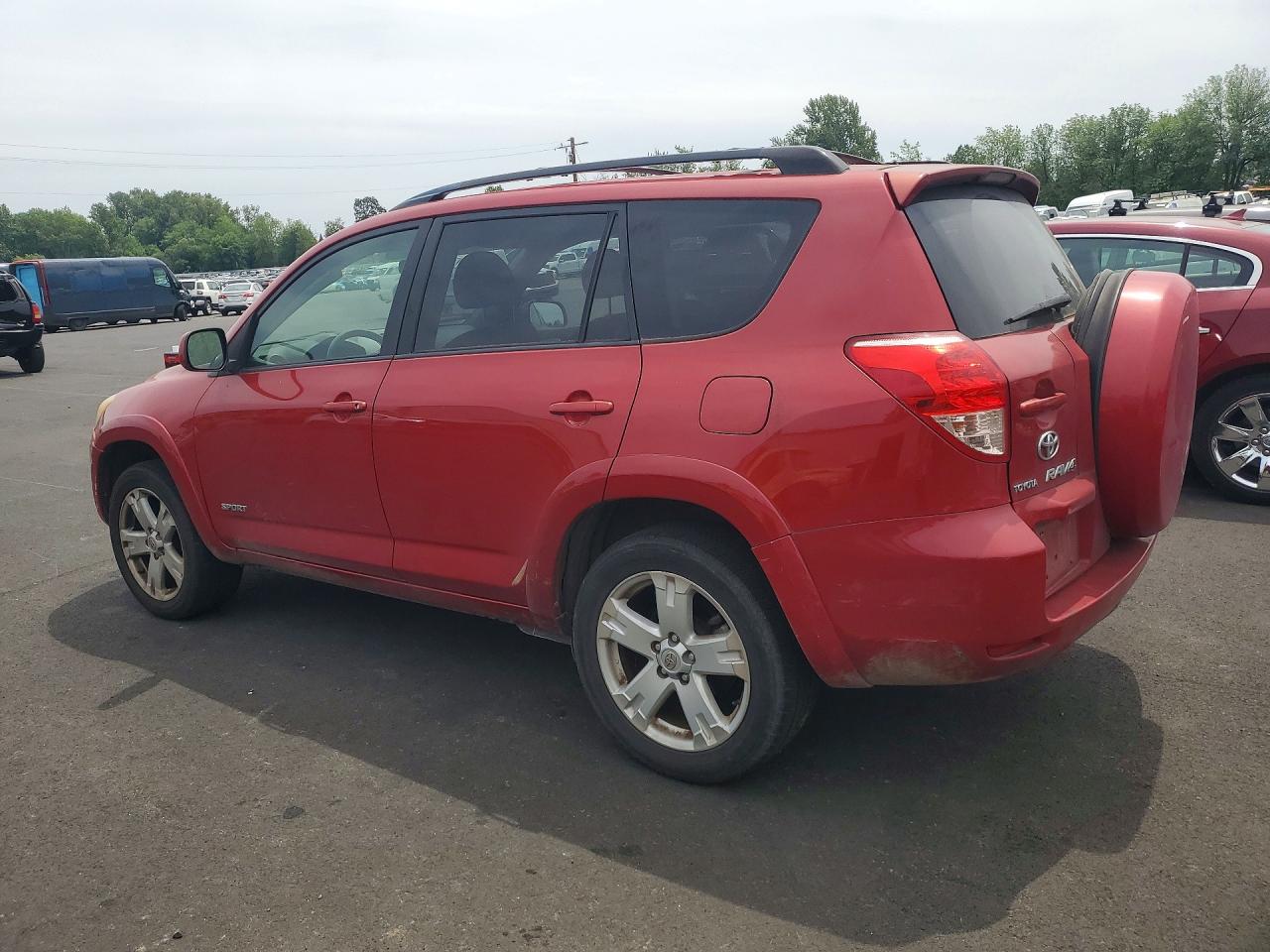 2007 Toyota Rav4 Sport Red vin: JTMBD32V575098494