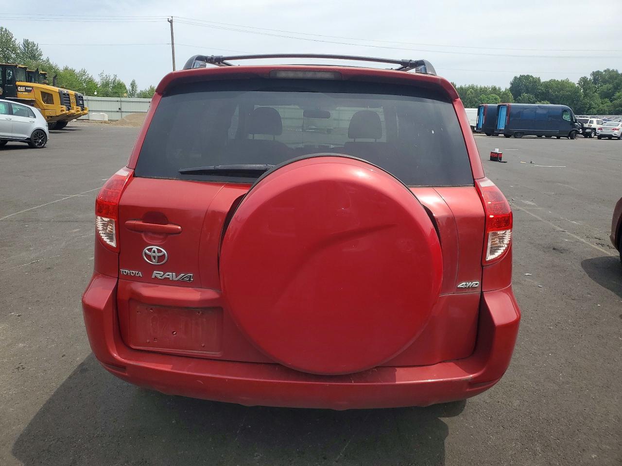 2007 Toyota Rav4 Sport Red vin: JTMBD32V575098494