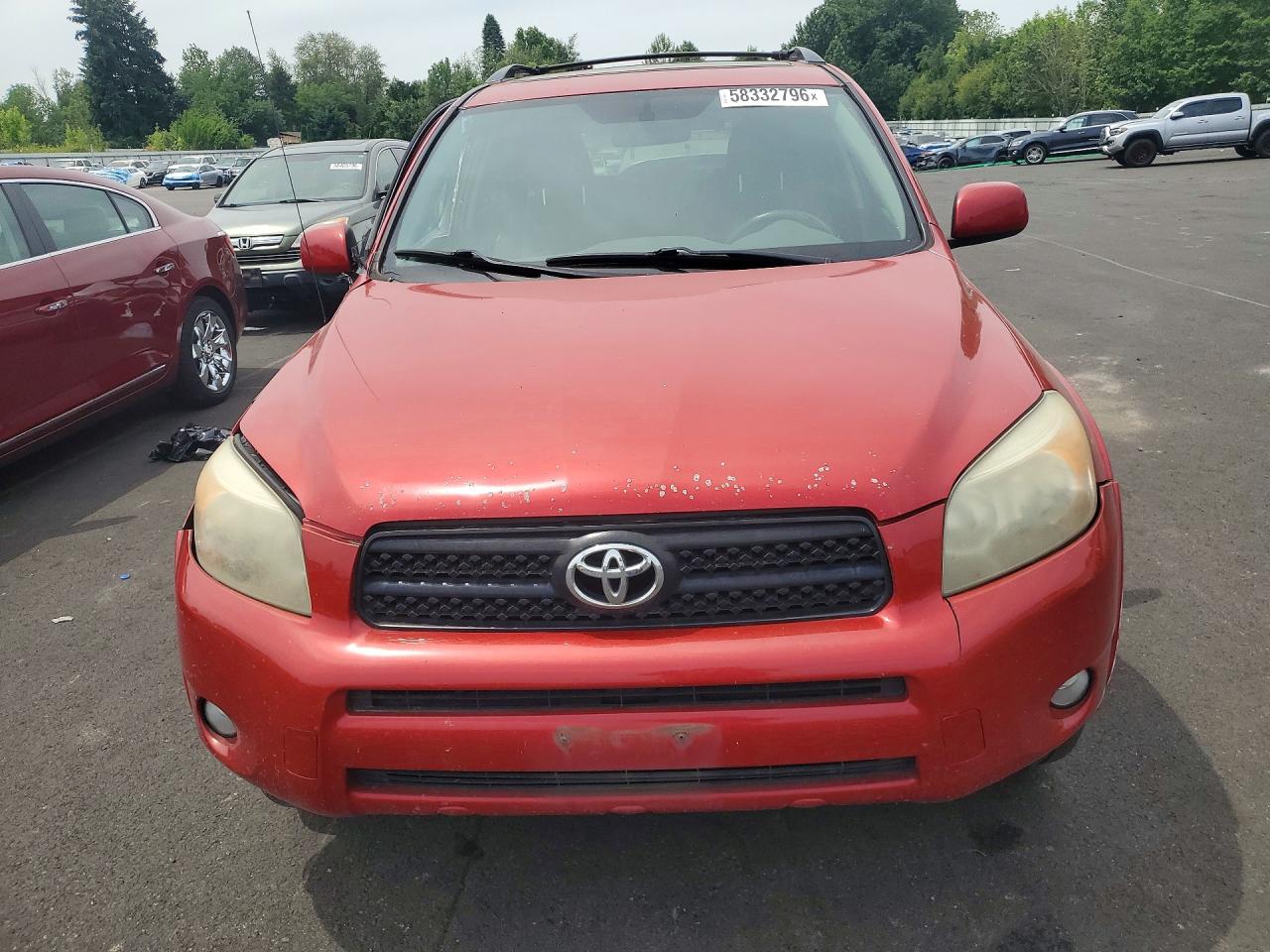 2007 Toyota Rav4 Sport Red vin: JTMBD32V575098494