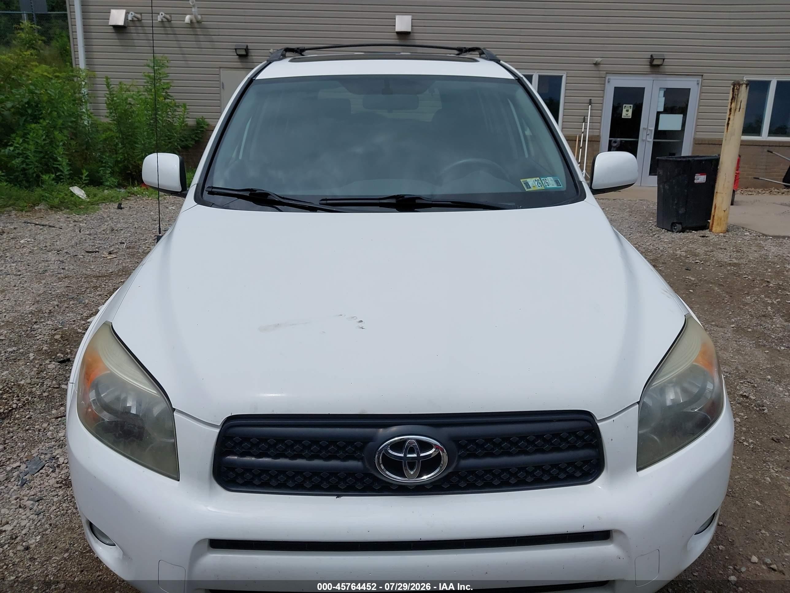 2007 Toyota Rav4 Sport Белый vin: JTMBD32V575100504