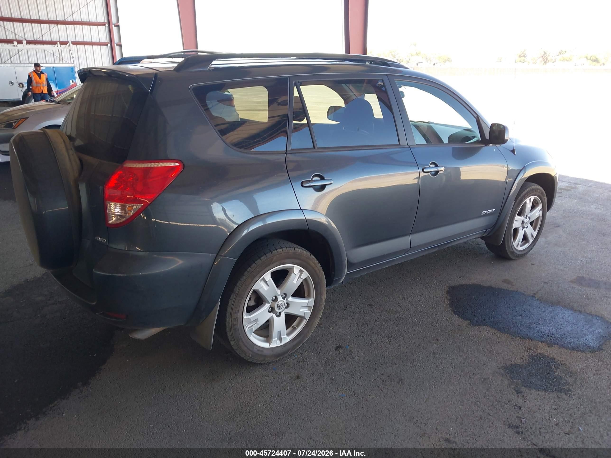 2008 Toyota Rav4 Sport Серый vin: JTMBD32V586068570