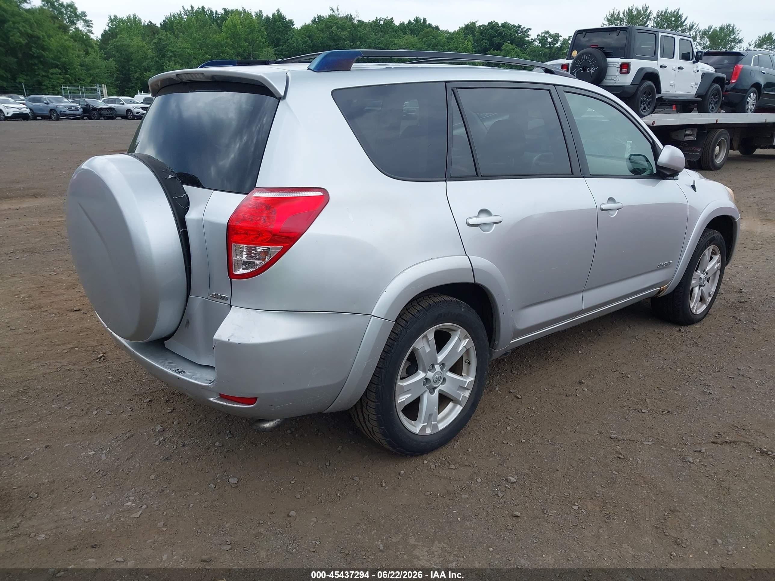 2006 Toyota Rav4 Sport Silver vin: JTMBD32V666011582