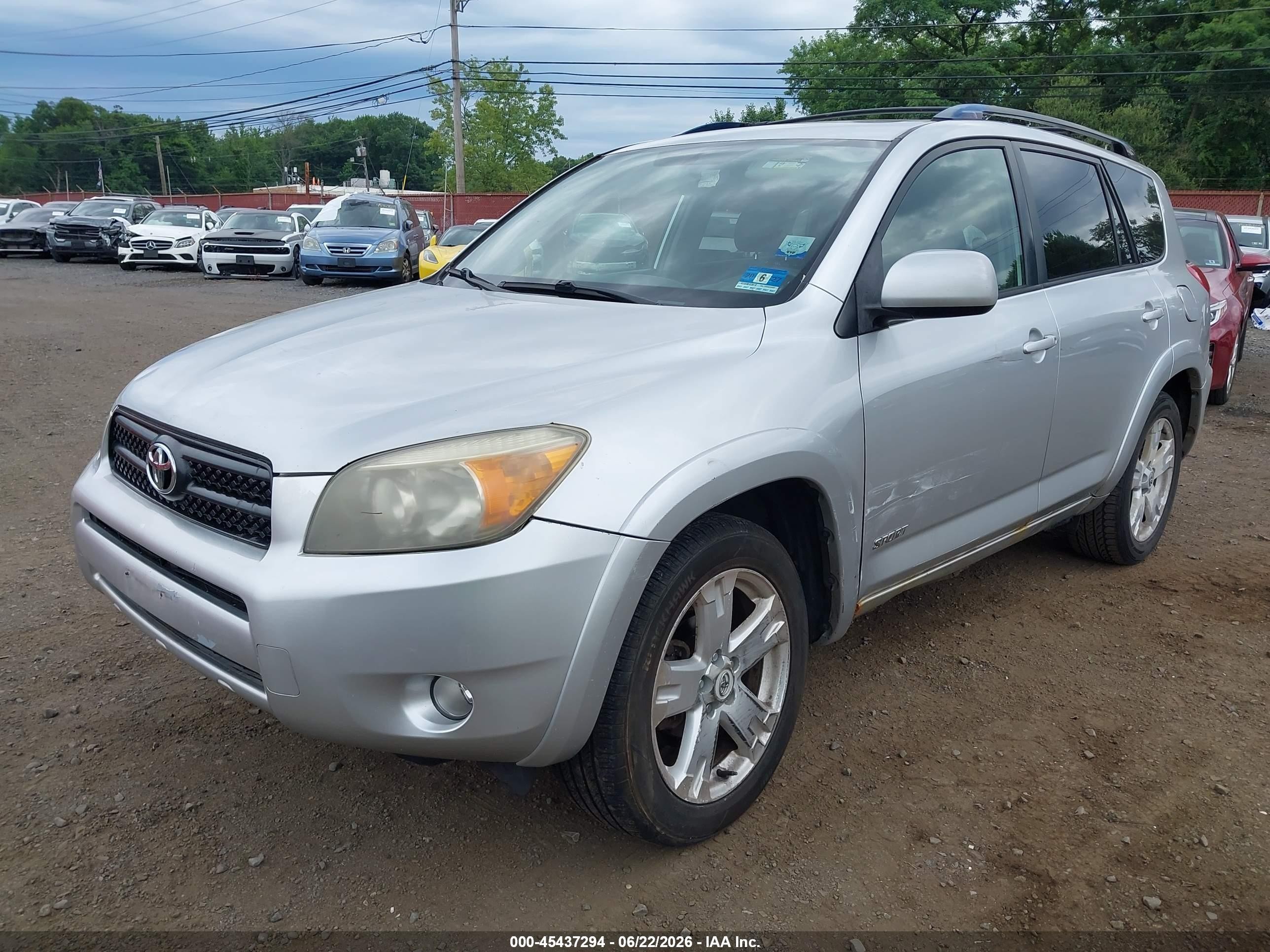 2006 Toyota Rav4 Sport Silver vin: JTMBD32V666011582