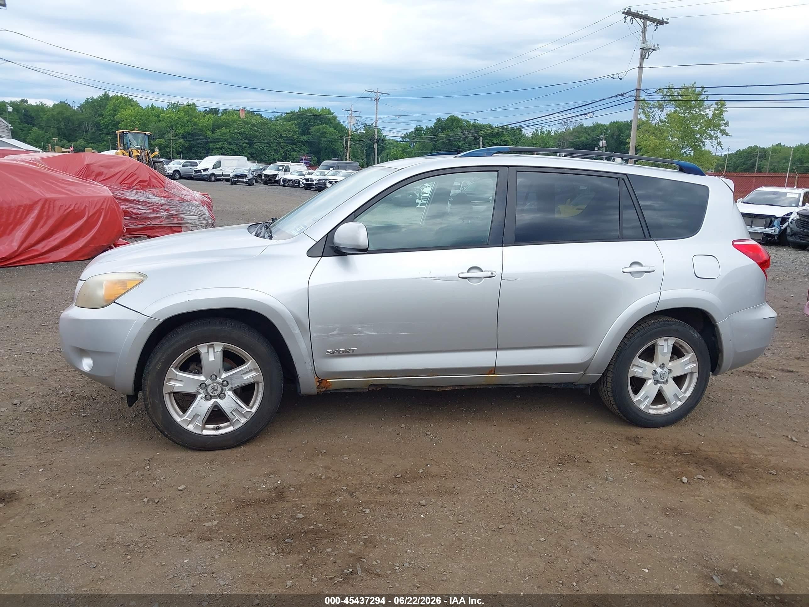 2006 Toyota Rav4 Sport Silver vin: JTMBD32V666011582