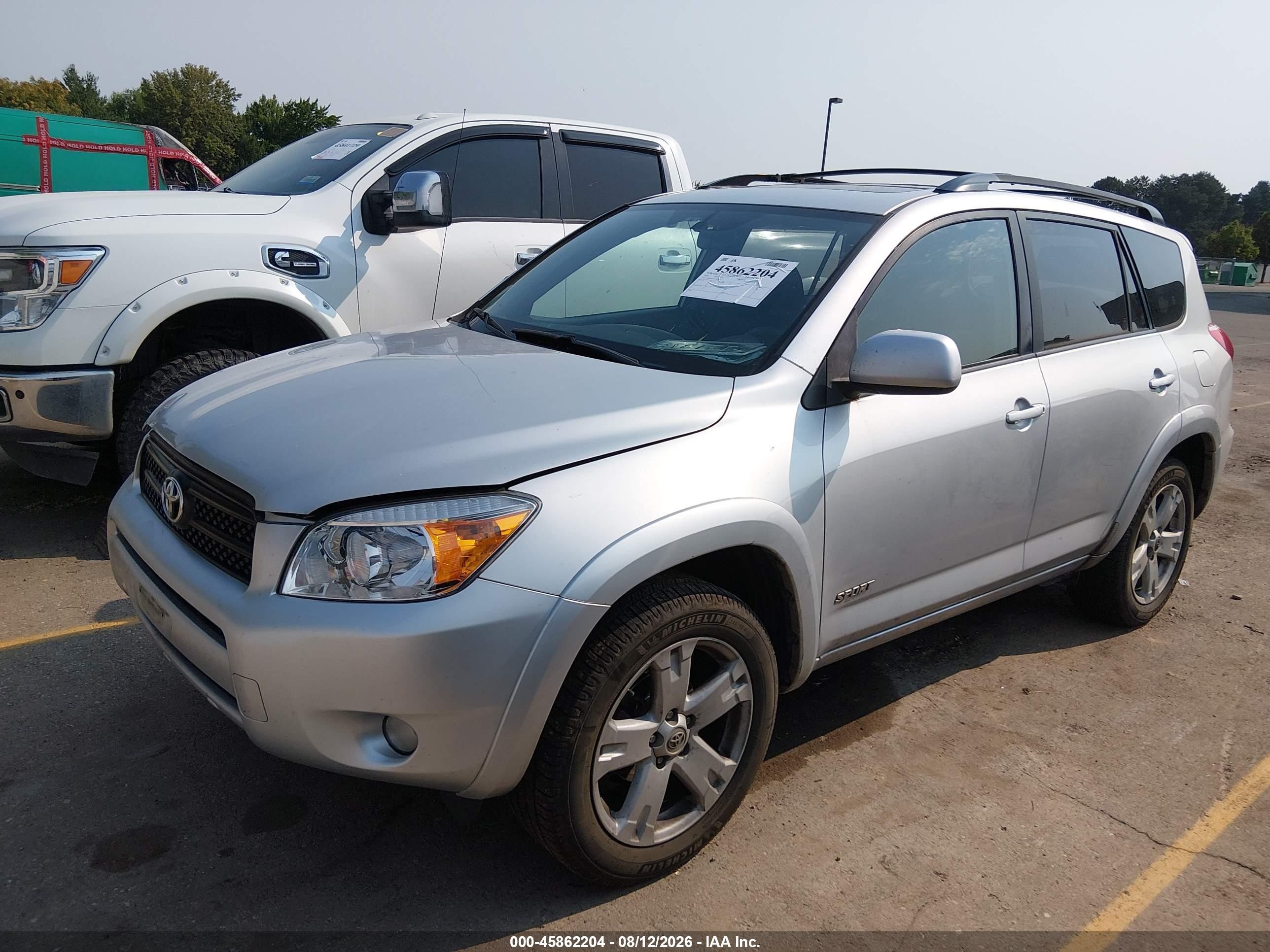2007 Toyota Rav4 Sport Серебряный vin: JTMBD32V675063821