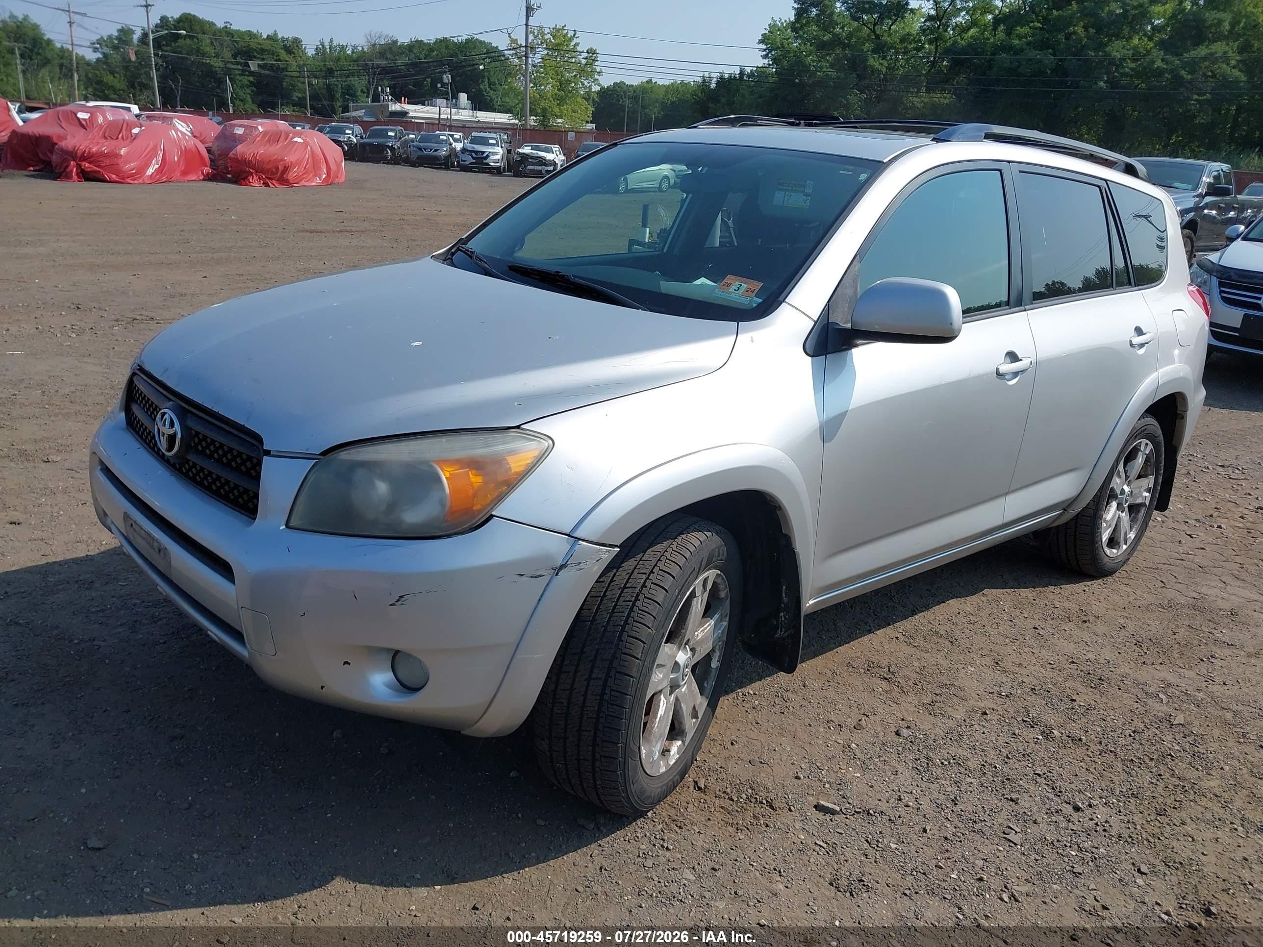 2007 Toyota Rav4 Sport Silver vin: JTMBD32V675070946