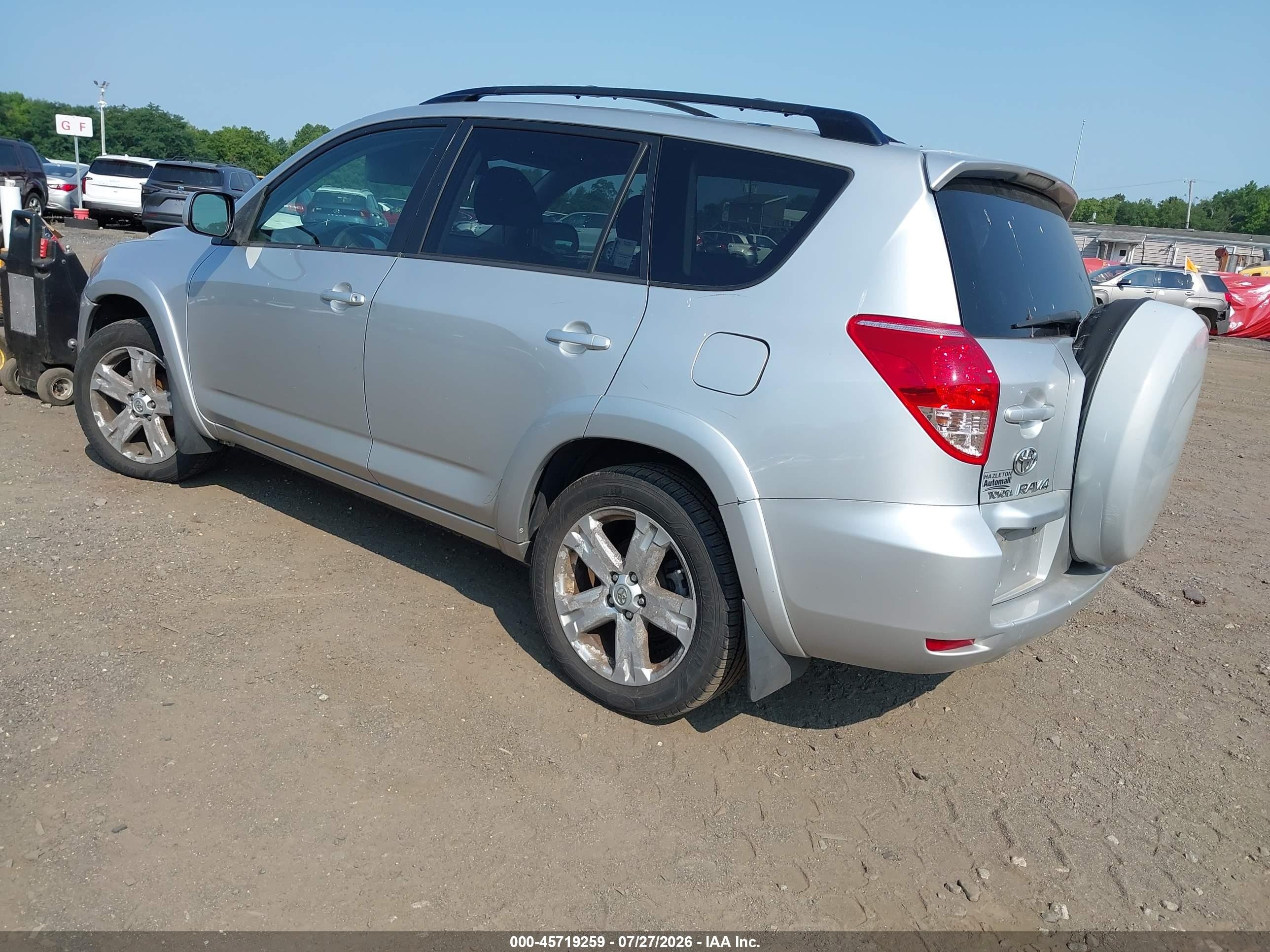 2007 Toyota Rav4 Sport Silver vin: JTMBD32V675070946