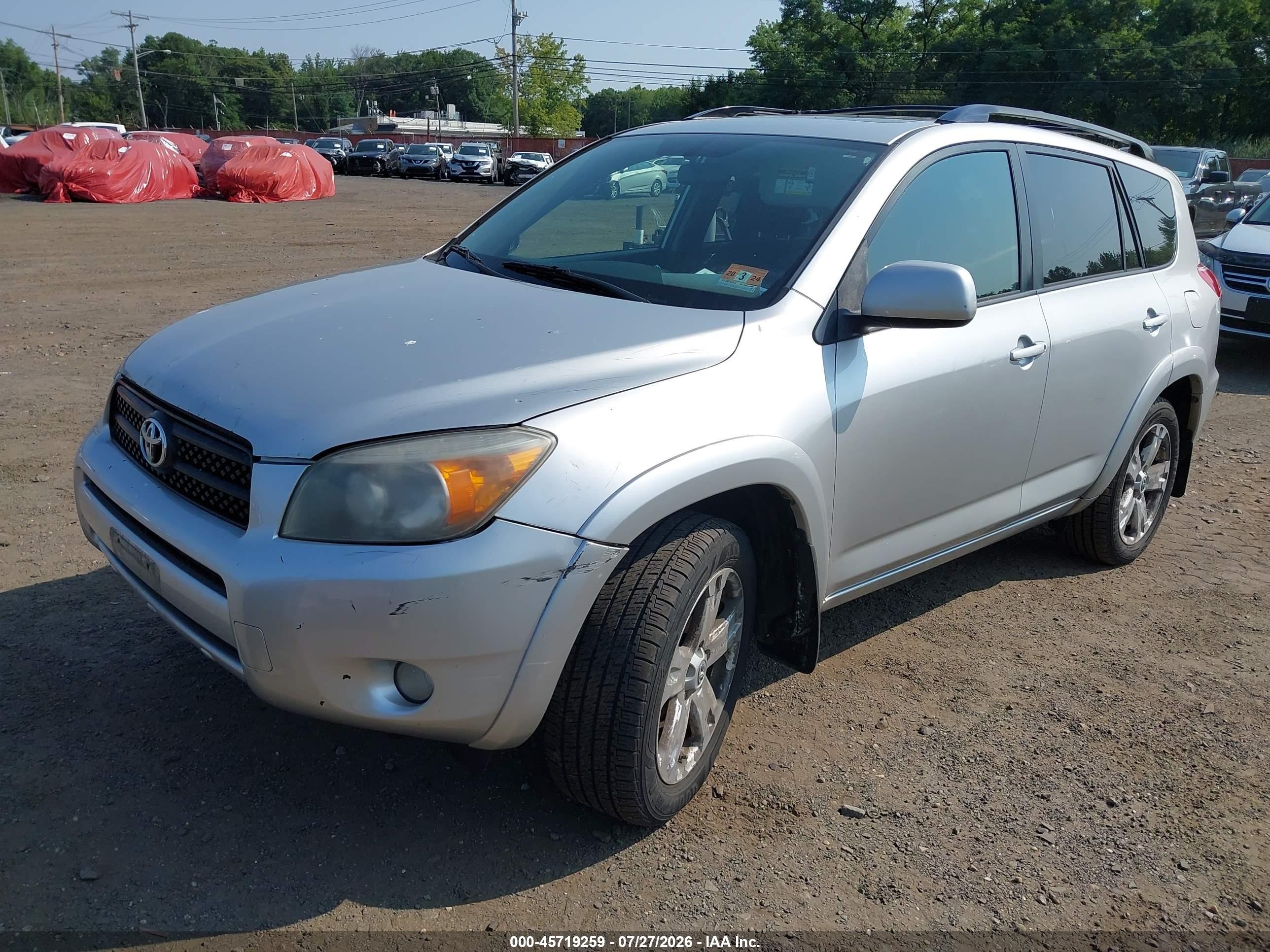 2007 Toyota Rav4 Sport Silver vin: JTMBD32V675070946