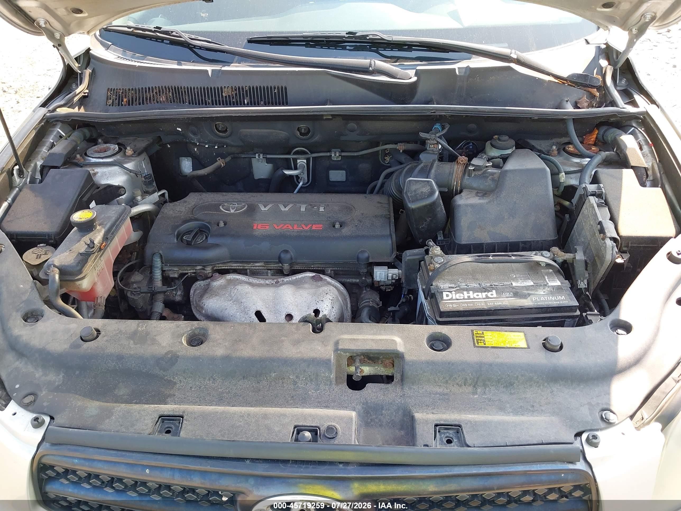 2007 Toyota Rav4 Sport Silver vin: JTMBD32V675070946