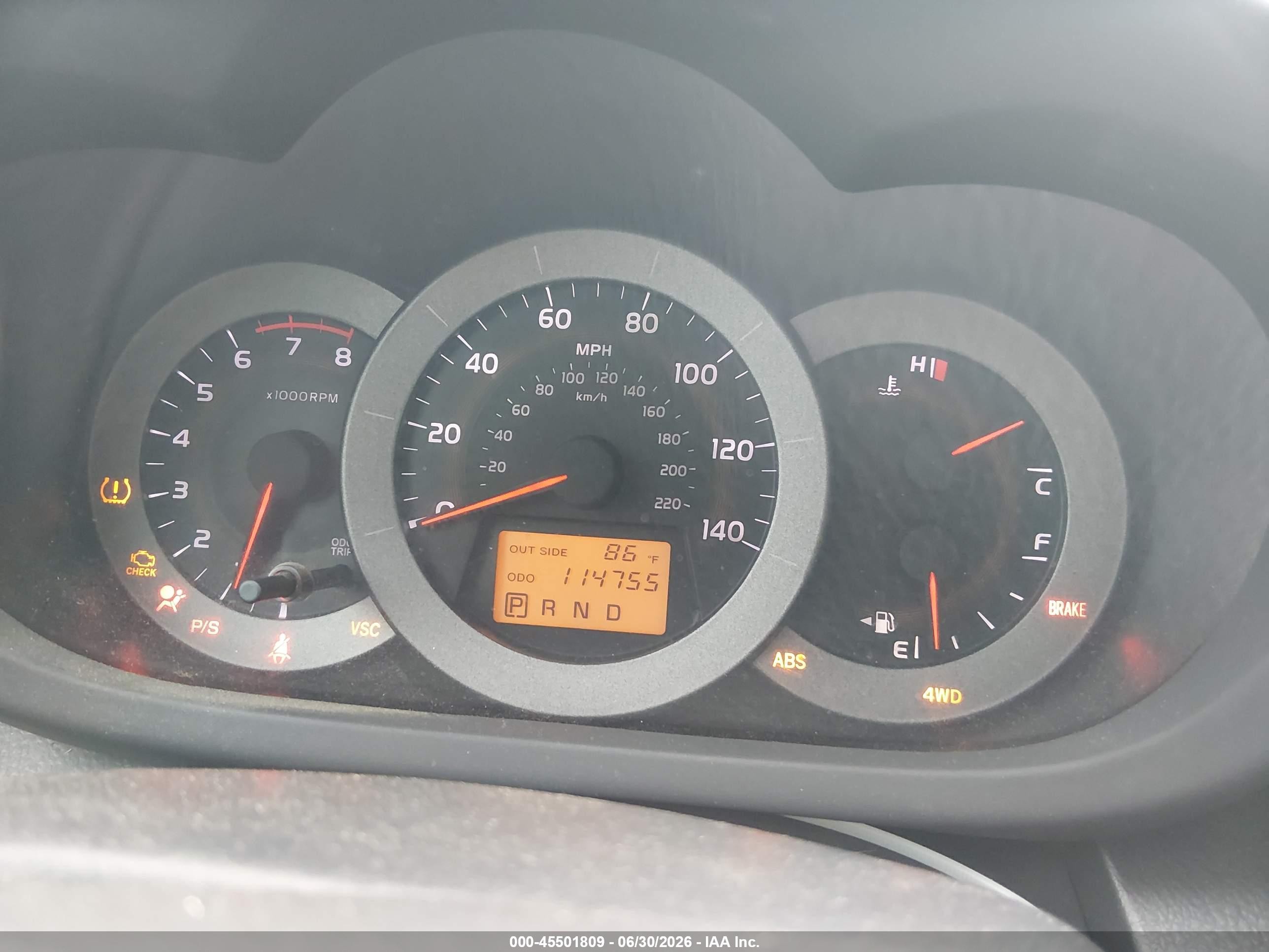 2008 Toyota Rav4 Sport Red vin: JTMBD32V685162690