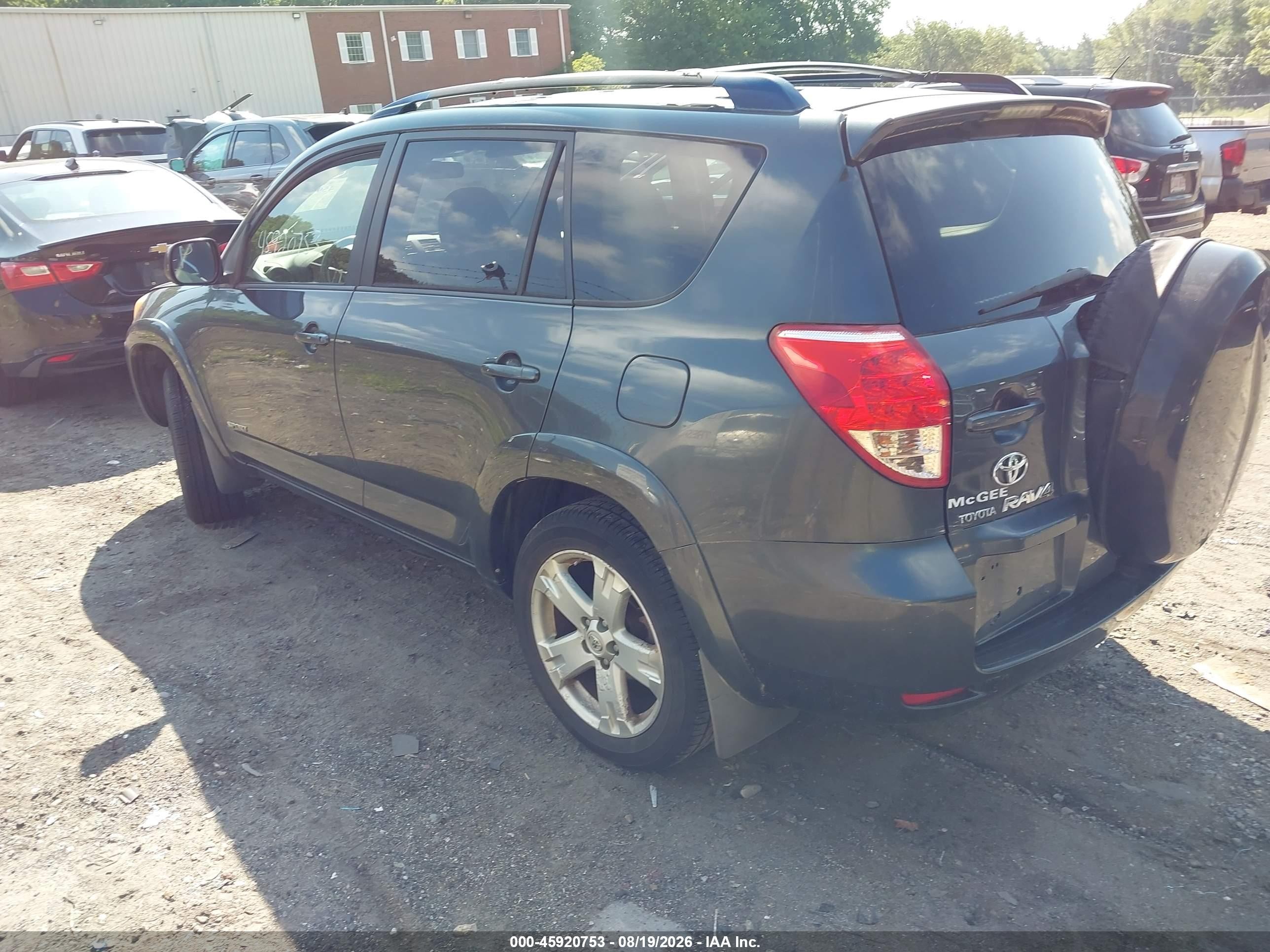 2008 Toyota Rav4 Sport Gray vin: JTMBD32V686076256