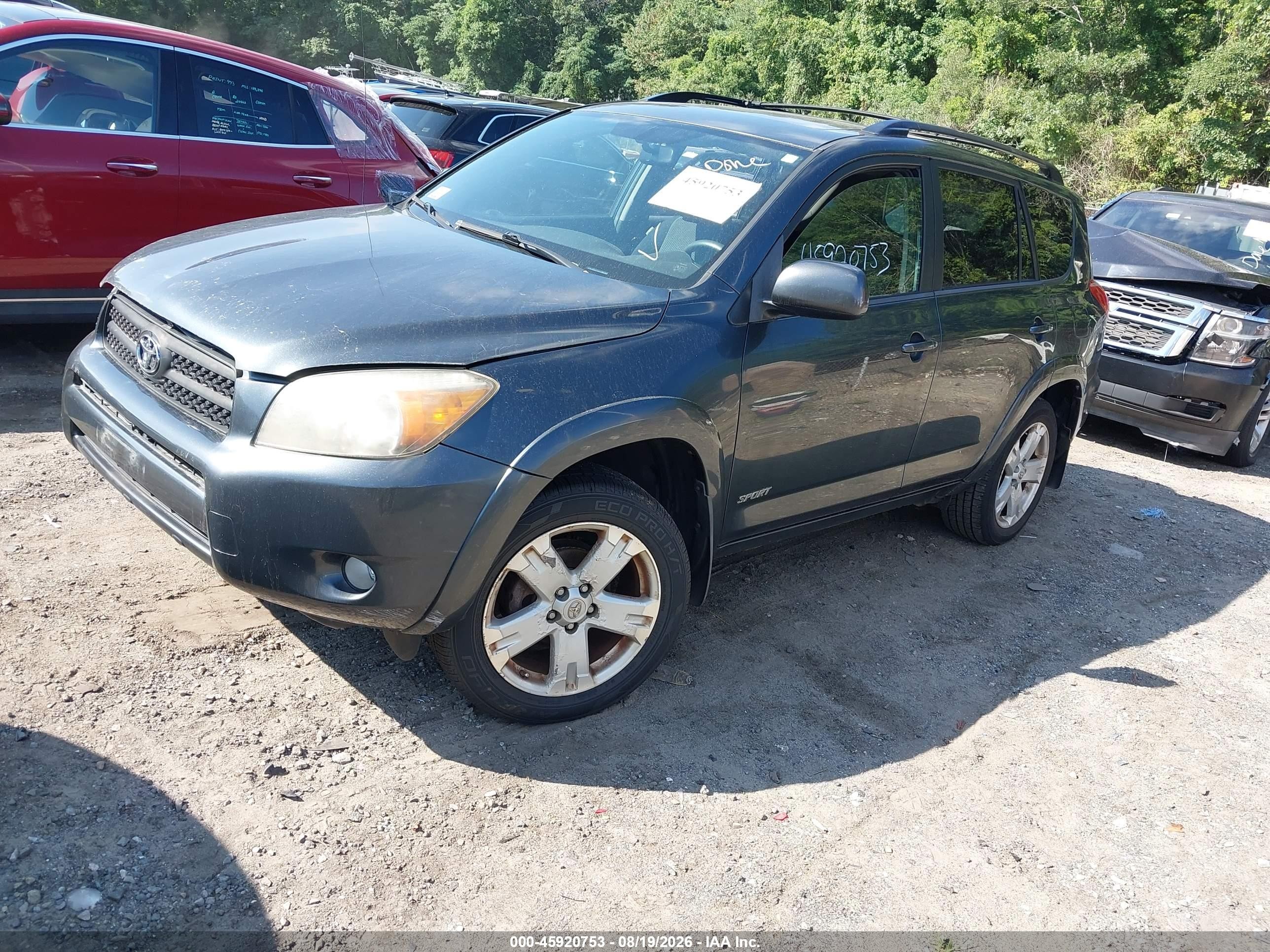 2008 Toyota Rav4 Sport Gray vin: JTMBD32V686076256