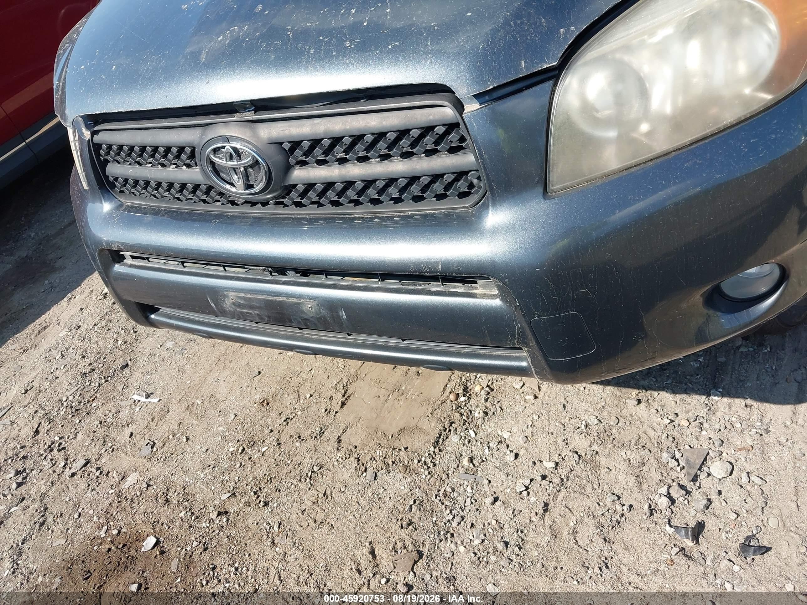 2008 Toyota Rav4 Sport Gray vin: JTMBD32V686076256