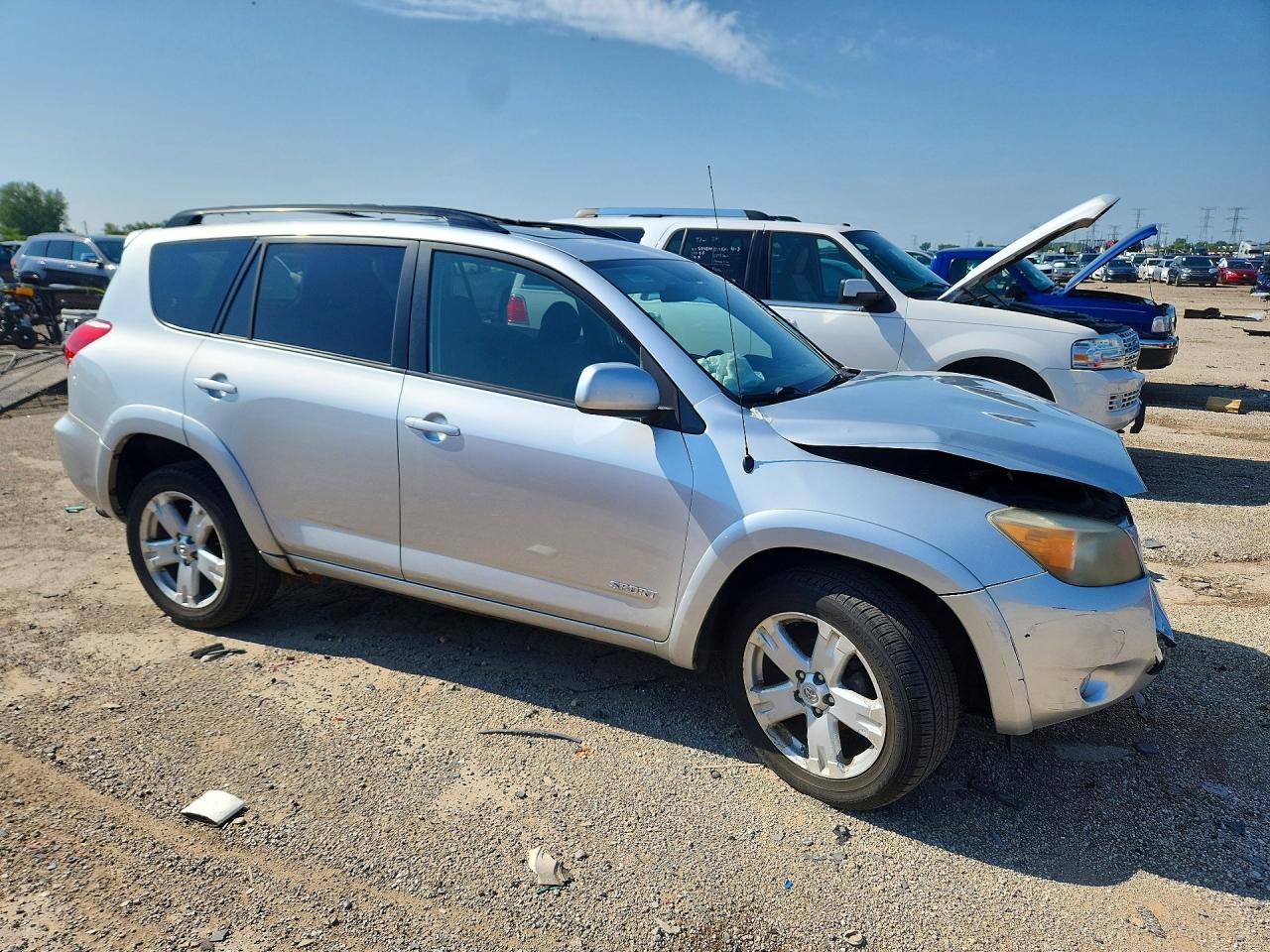 2006 Toyota Rav4 Sport Silver vin: JTMBD32V766016483