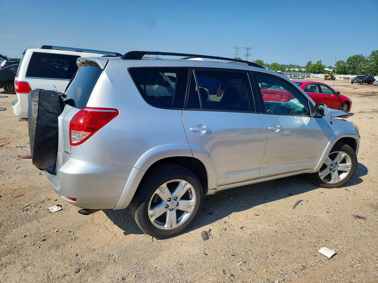 2006 Toyota Rav4 Sport Silver vin: JTMBD32V766016483
