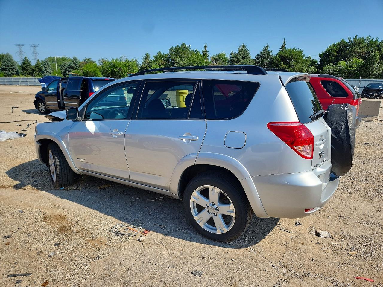 2006 Toyota Rav4 Sport Silver vin: JTMBD32V766016483