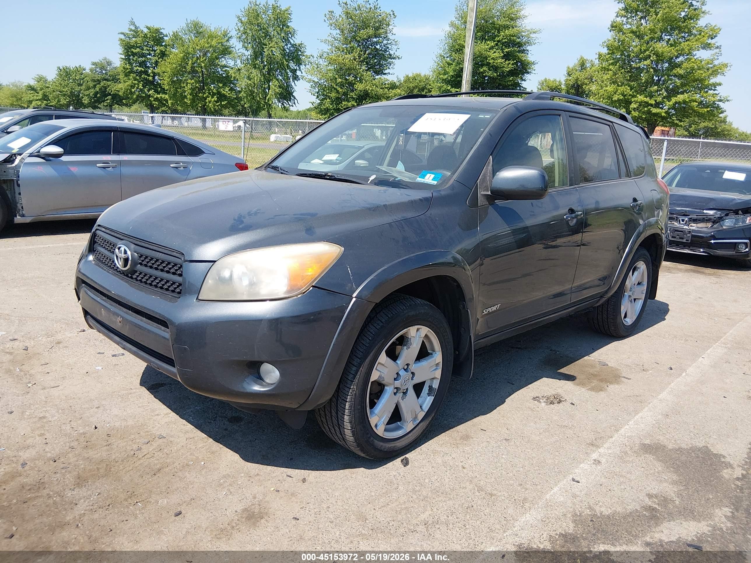 2008 Toyota Rav4 Sport Gray vin: JTMBD32V786068294