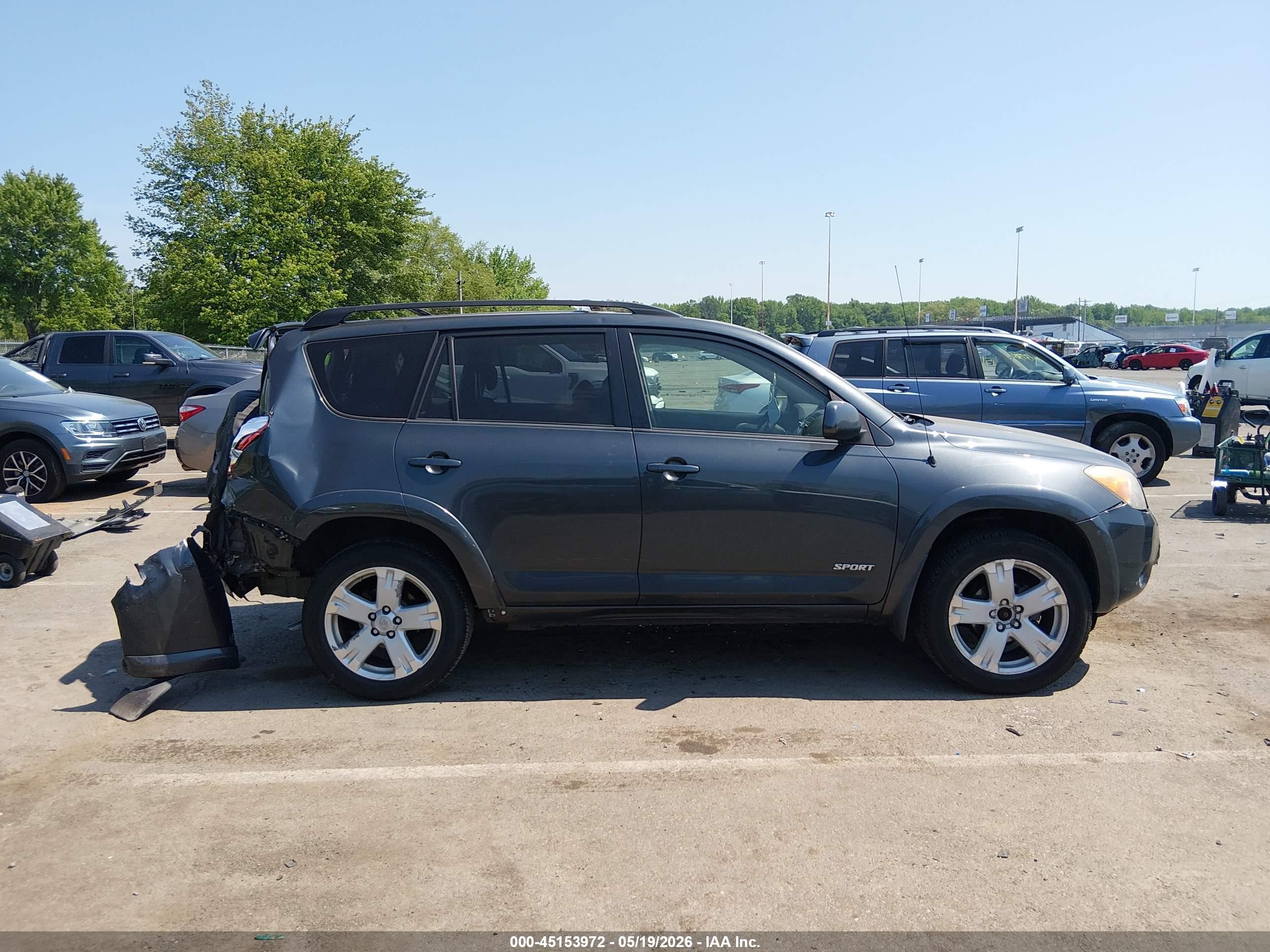 2008 Toyota Rav4 Sport Gray vin: JTMBD32V786068294