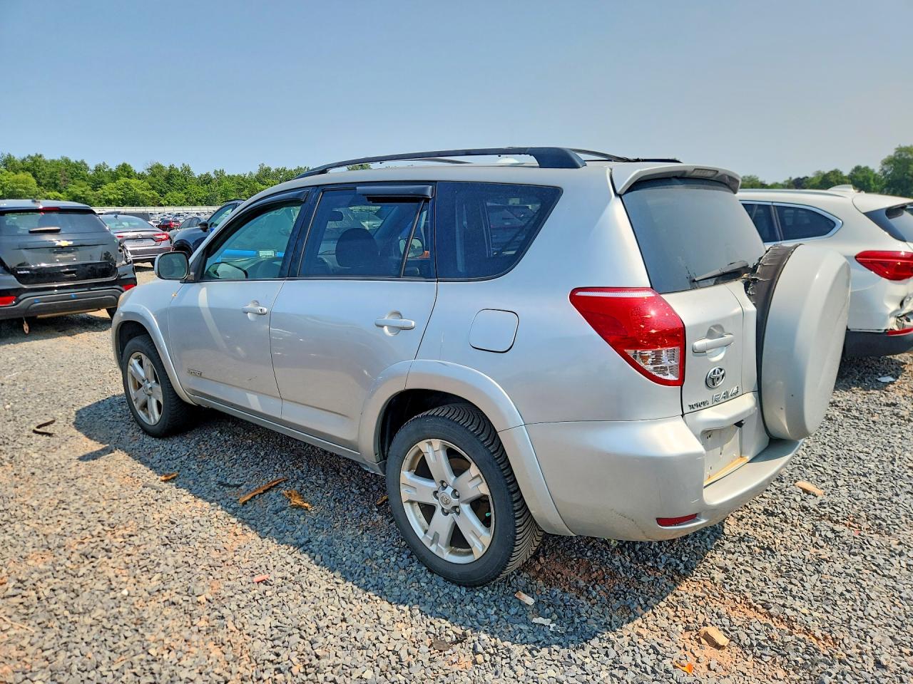 2007 Toyota Rav4 Sport Silver vin: JTMBD32V875096710