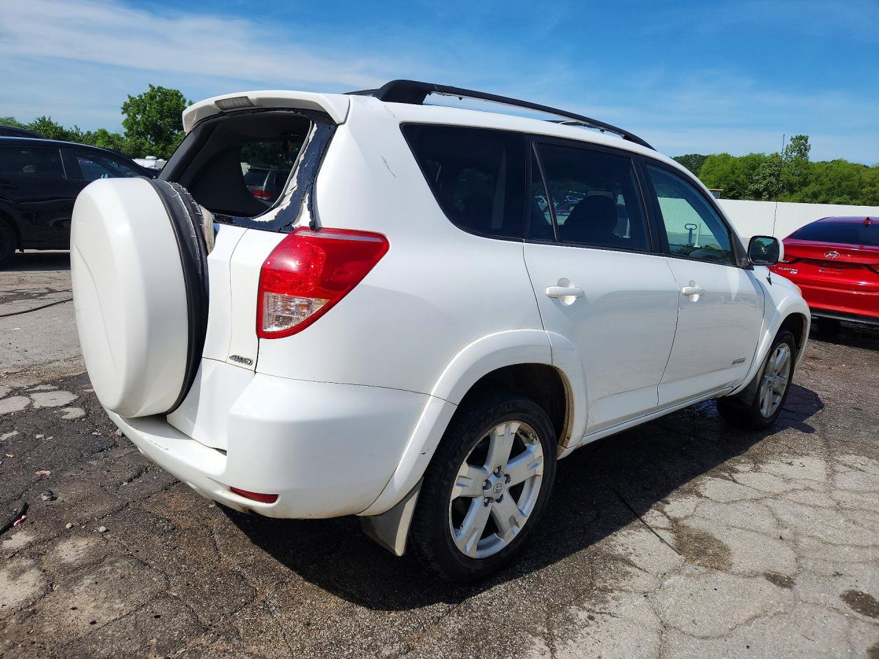 2008 Toyota Rav4 Sport Белый vin: JTMBD32V886077831