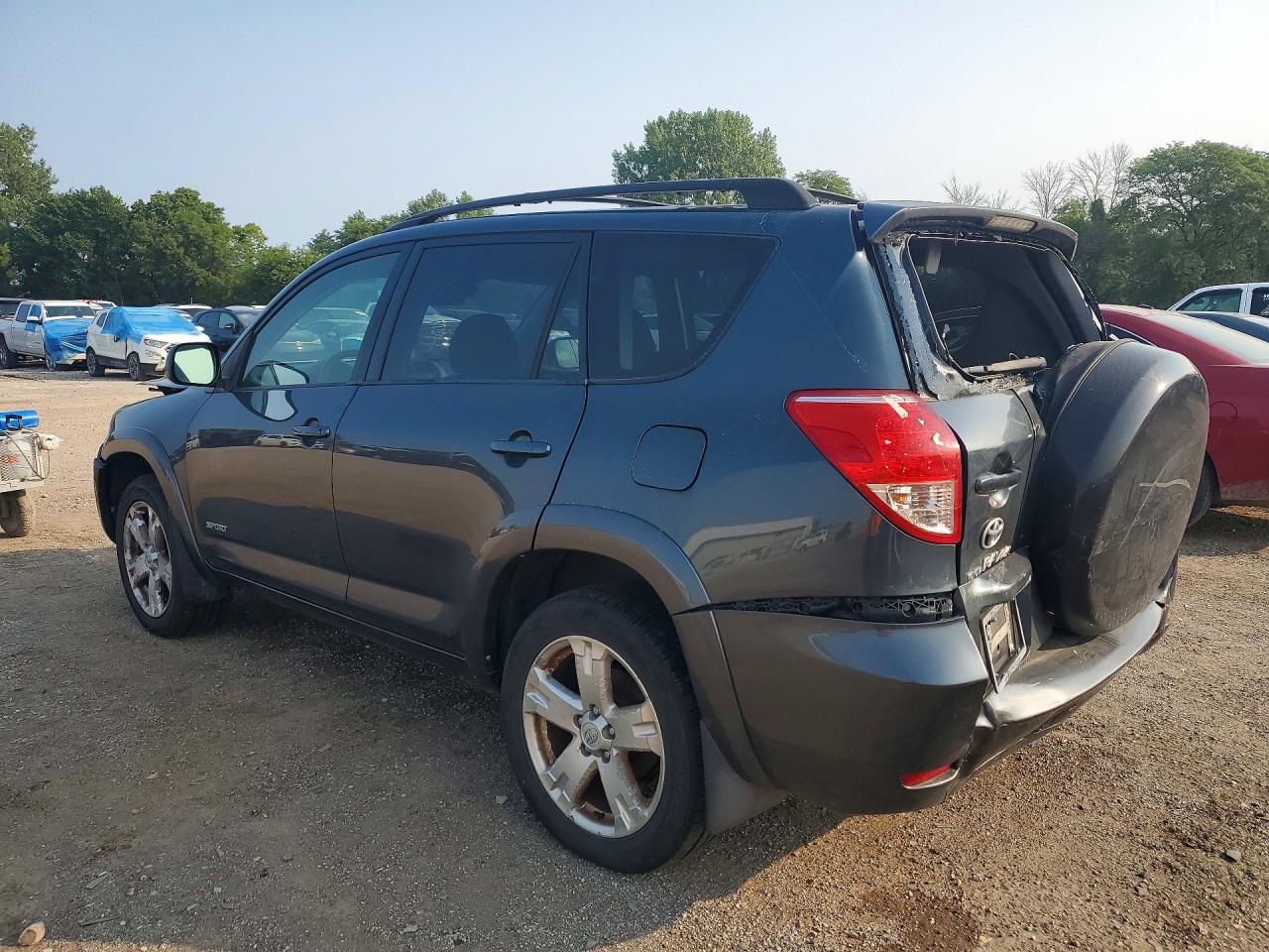 2007 Toyota Rav4 Sport Gray vin: JTMBD32V975104006