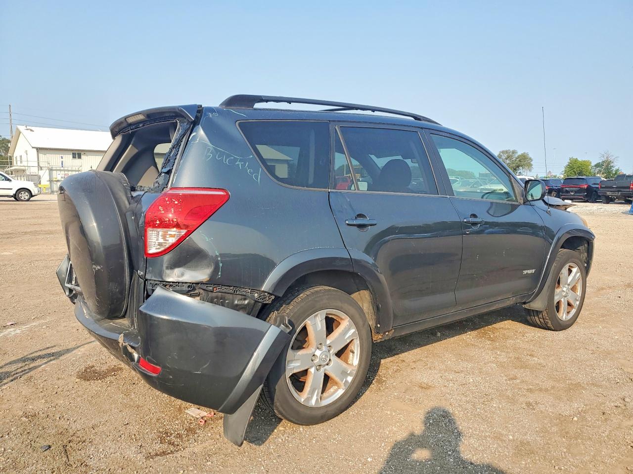 2007 Toyota Rav4 Sport Gray vin: JTMBD32V975104006