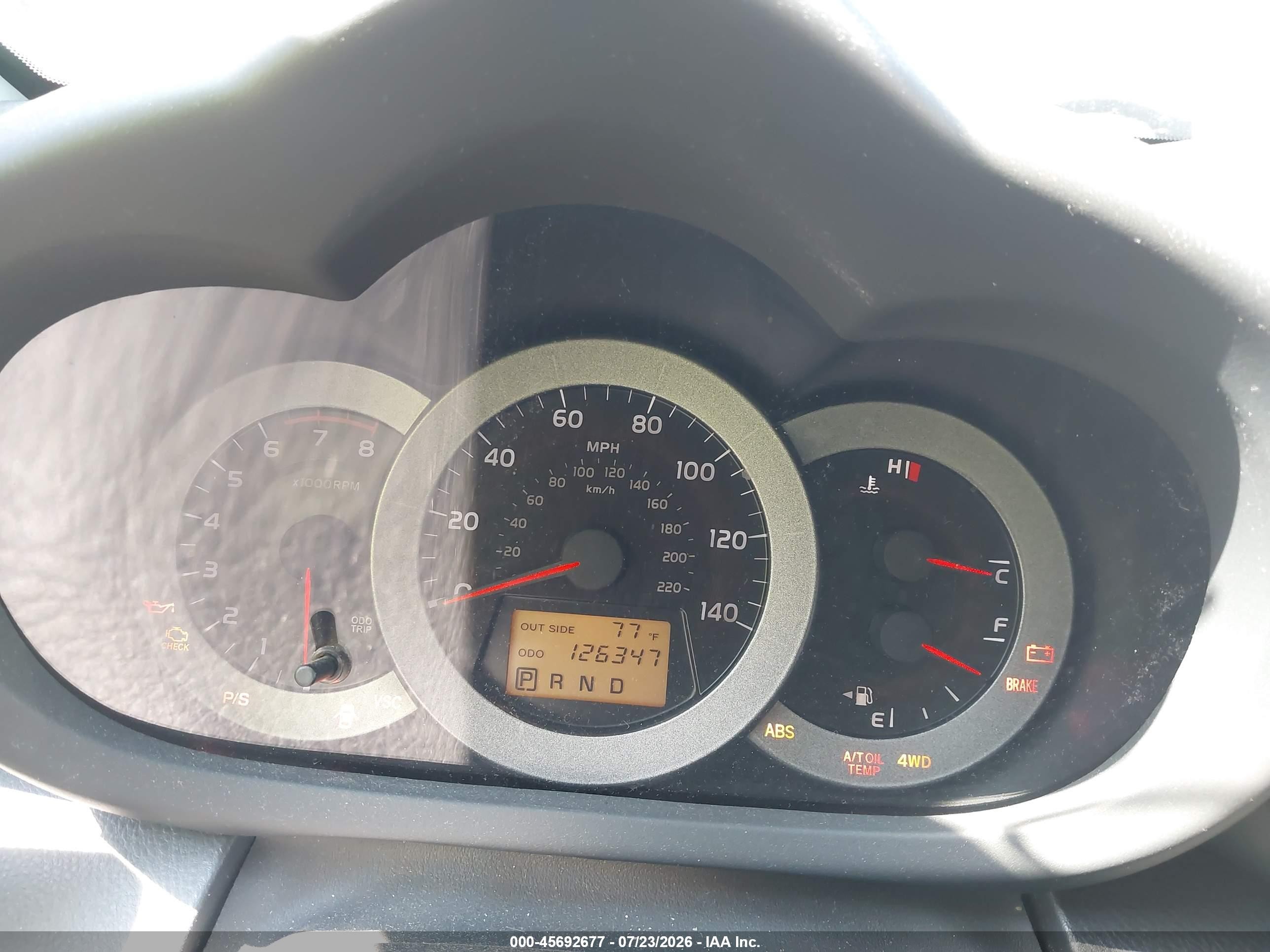 2007 Toyota Rav4 Sport Silver vin: JTMBD32V976048269