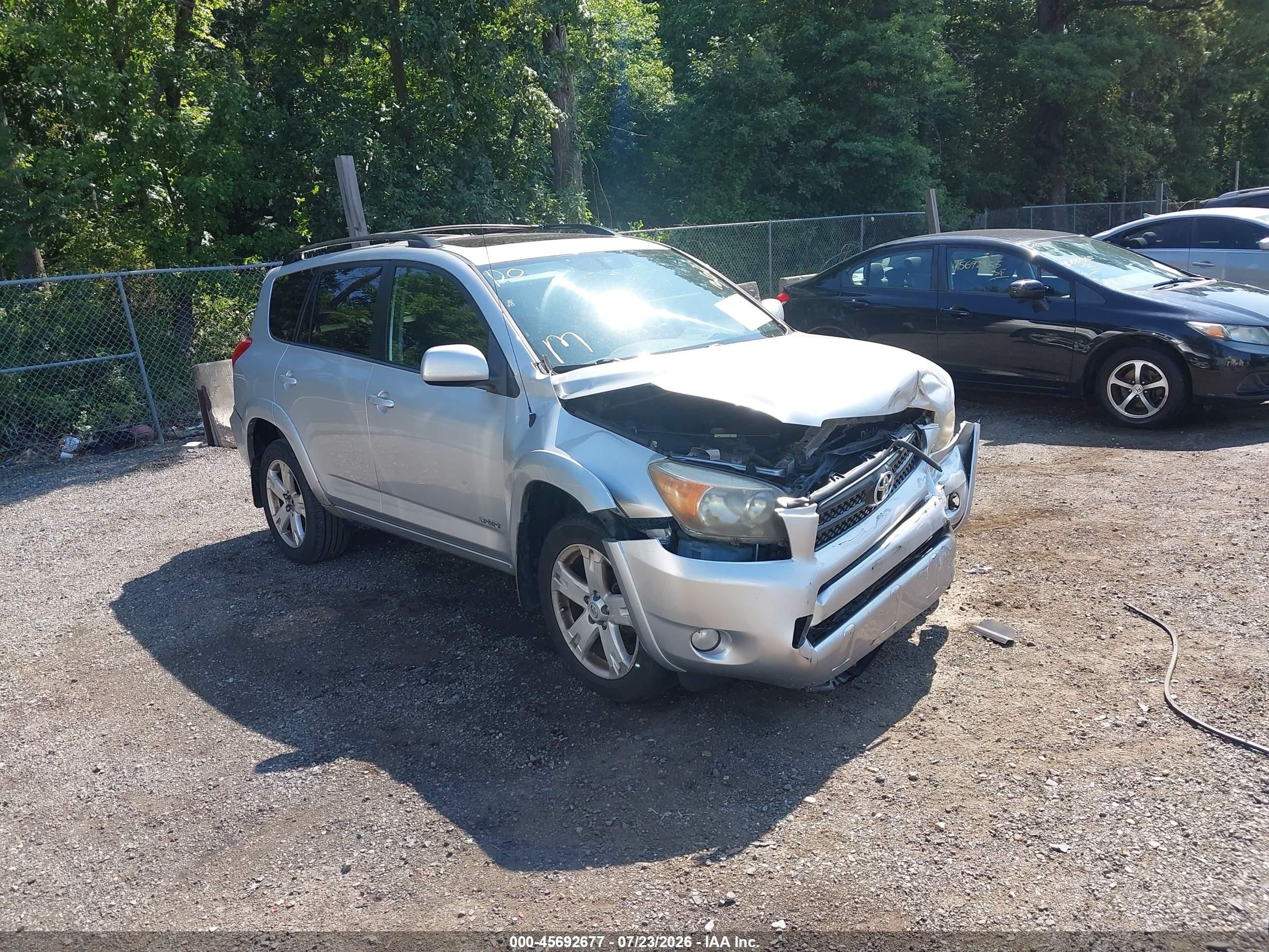 2007 Toyota Rav4 Sport Silver vin: JTMBD32V976048269