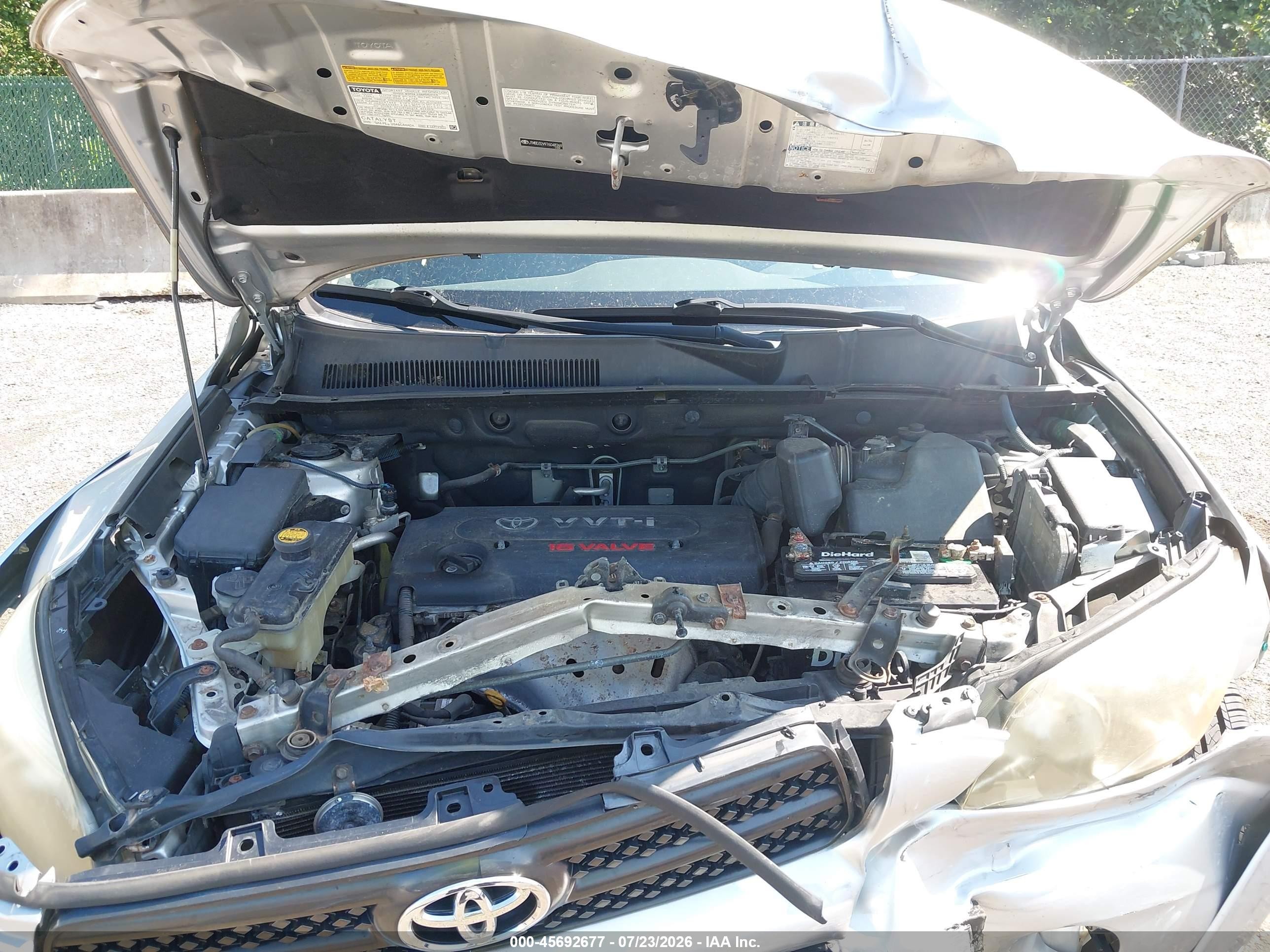 2007 Toyota Rav4 Sport Silver vin: JTMBD32V976048269
