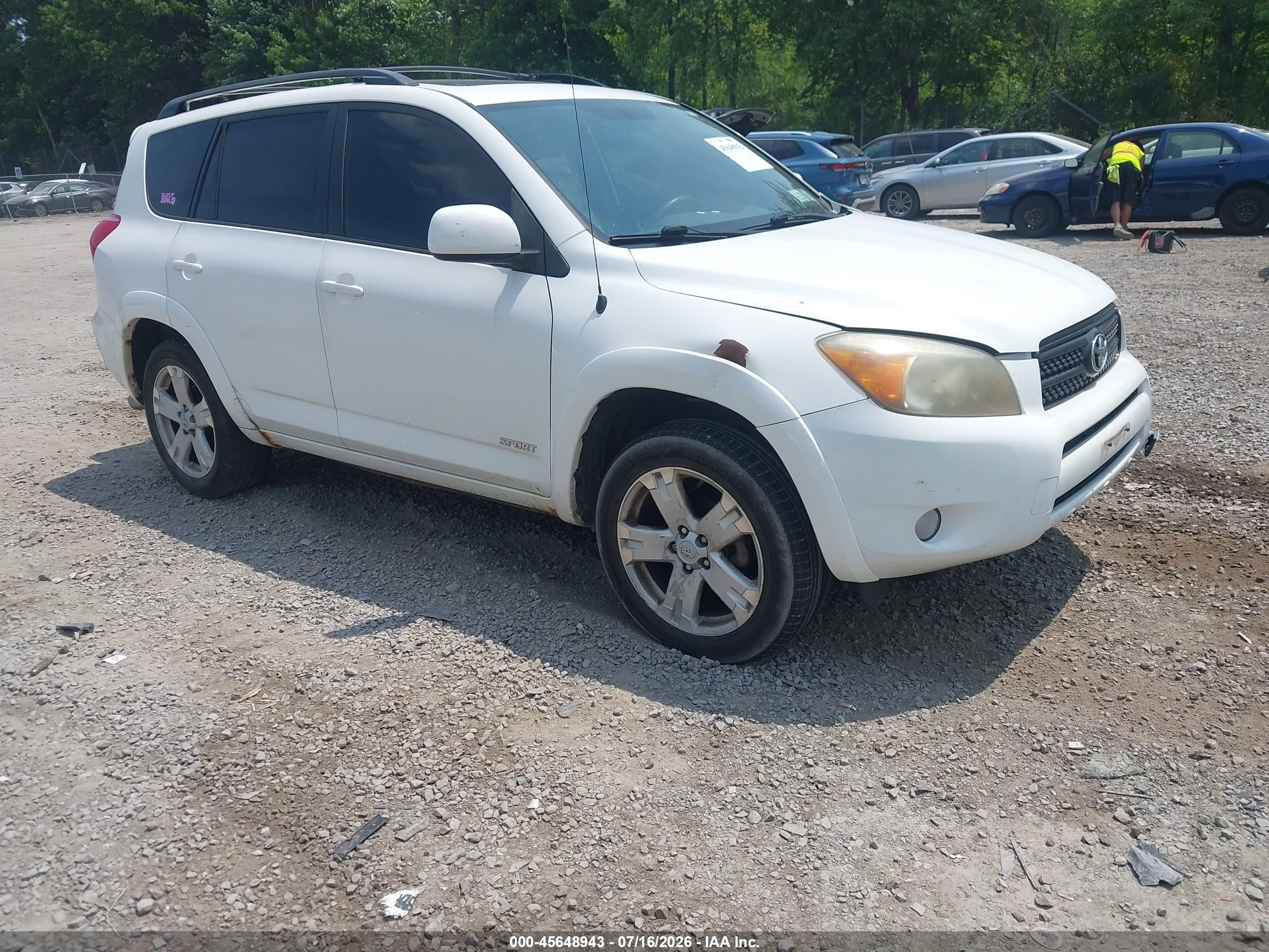 2006 Toyota Rav4 Sport Белый vin: JTMBD32VX66008703