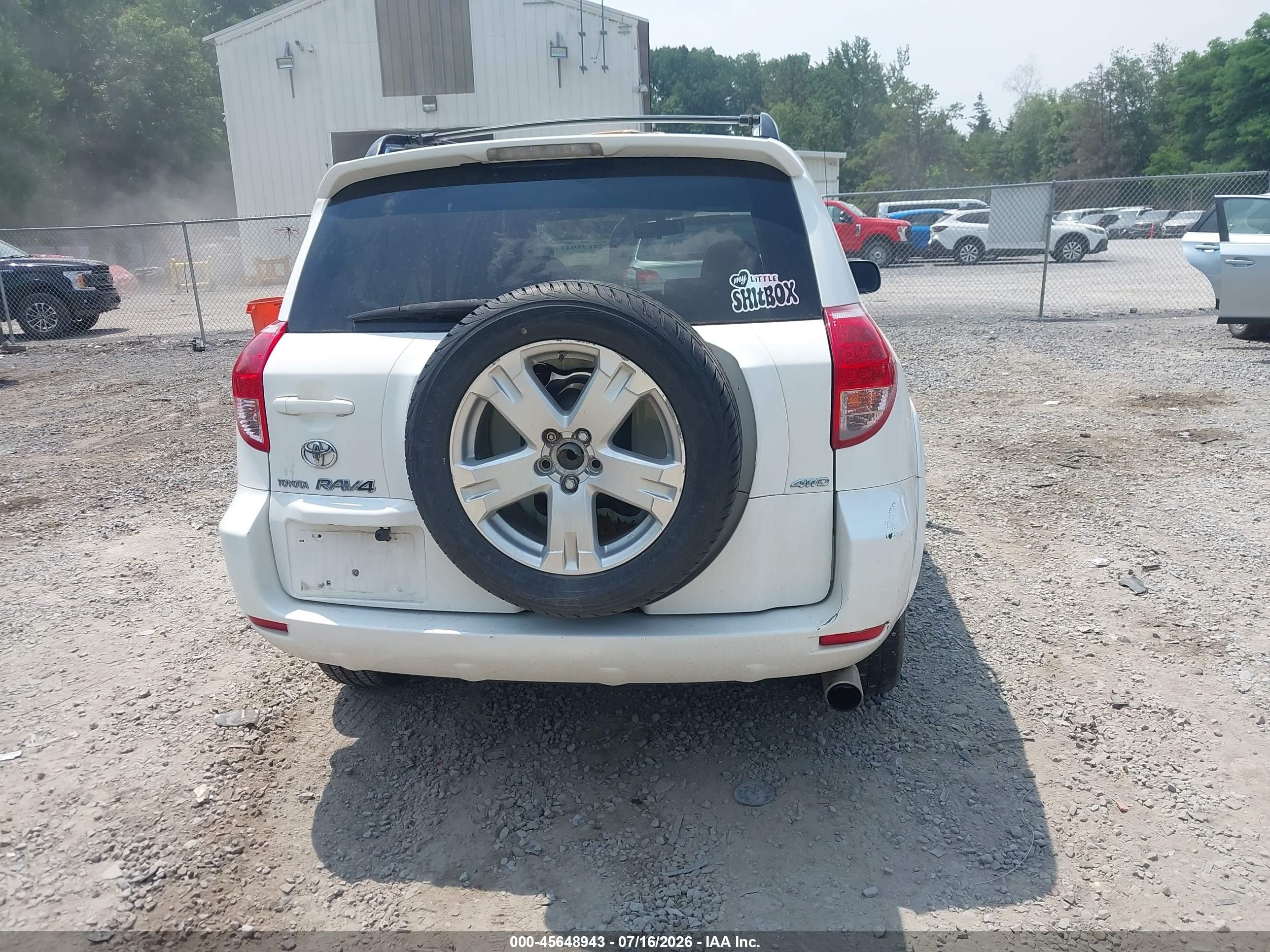 2006 Toyota Rav4 Sport White vin: JTMBD32VX66008703