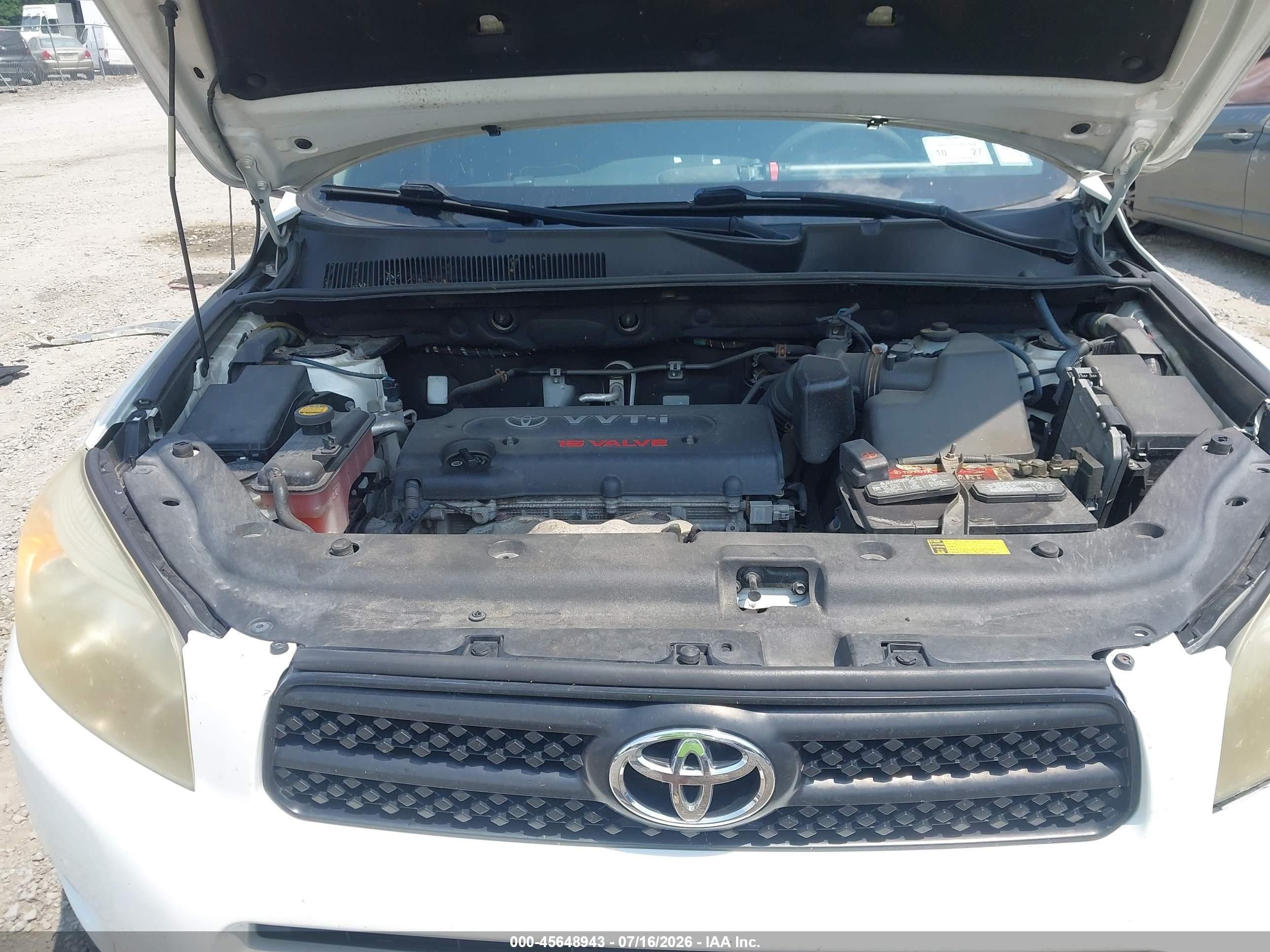 2006 Toyota Rav4 Sport White vin: JTMBD32VX66008703