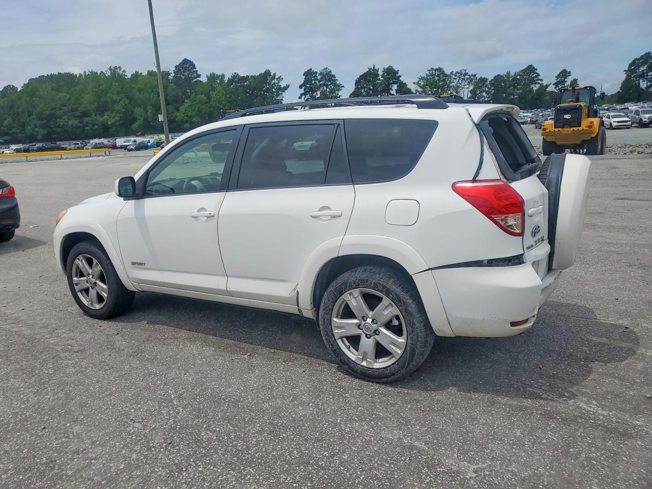 2008 Toyota Rav4 Sport White vin: JTMBD32VX85143320