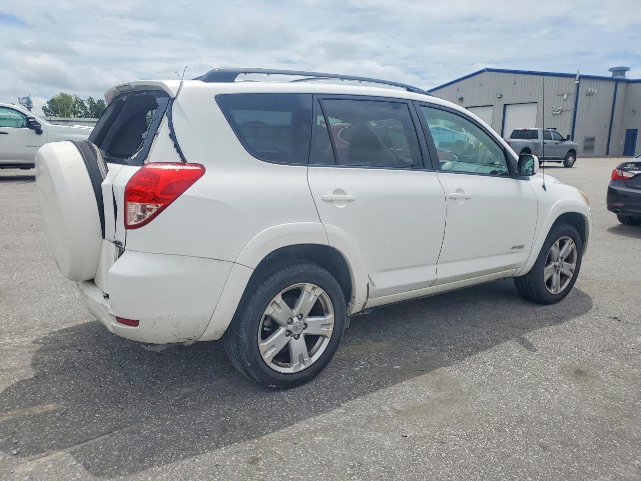 2008 Toyota Rav4 Sport White vin: JTMBD32VX85143320