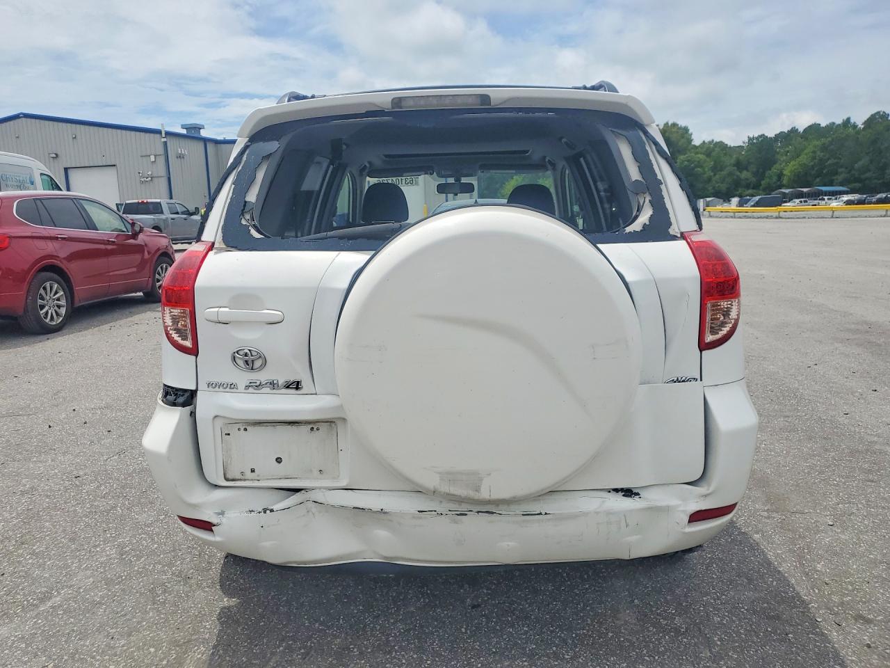 2008 Toyota Rav4 Sport White vin: JTMBD32VX85143320
