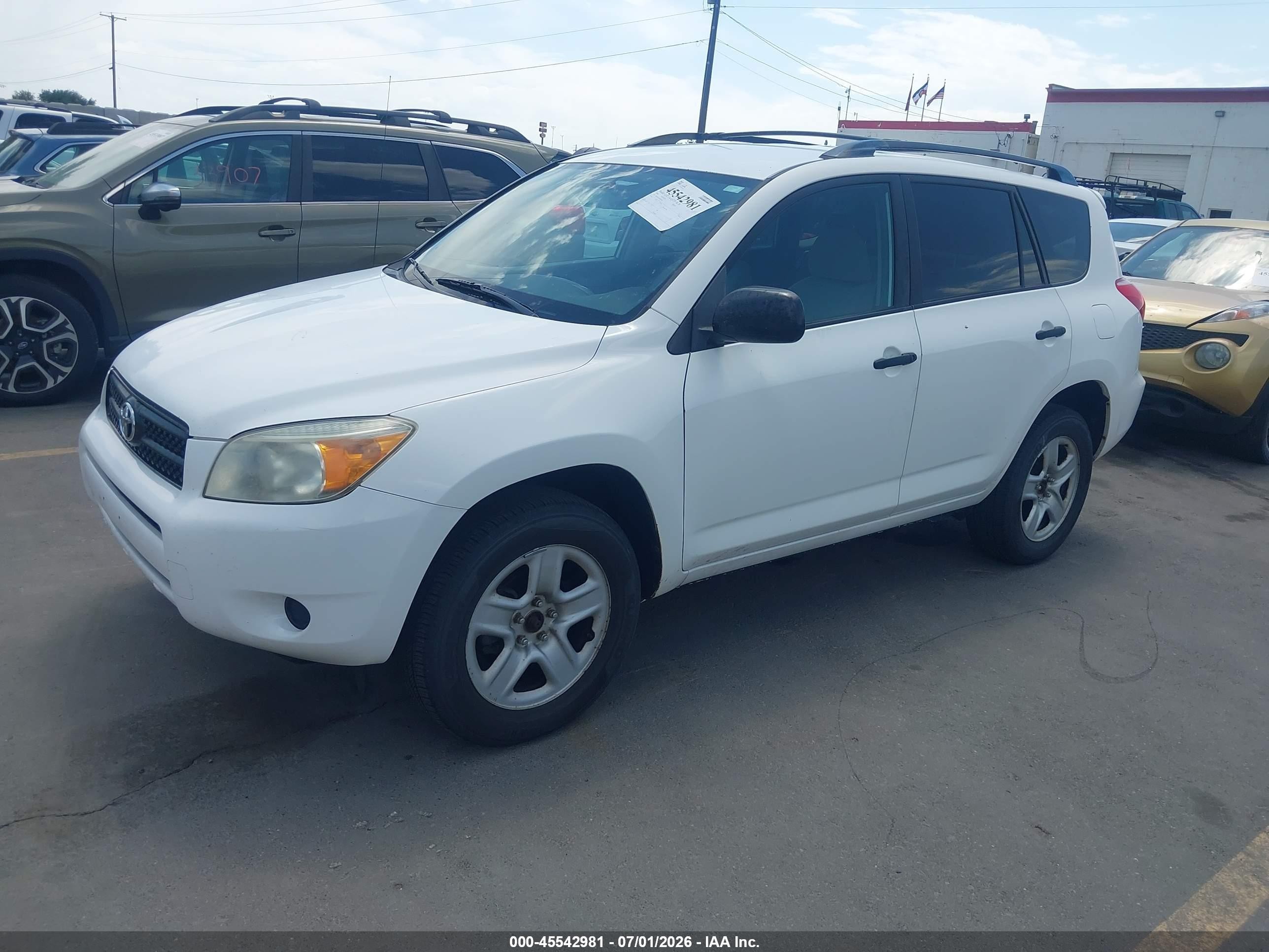 2006 Toyota Rav4   White vin: JTMBD33V065025966