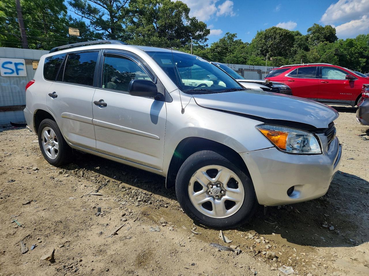 2007 Toyota Rav4 Base Silver vin: JTMBD33V075105009