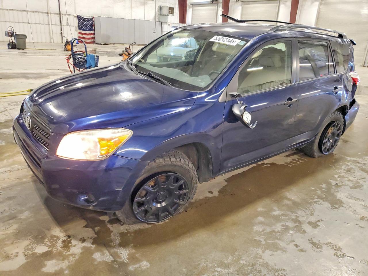 2007 Toyota Rav4 Base Синий vin: JTMBD33V076049390
