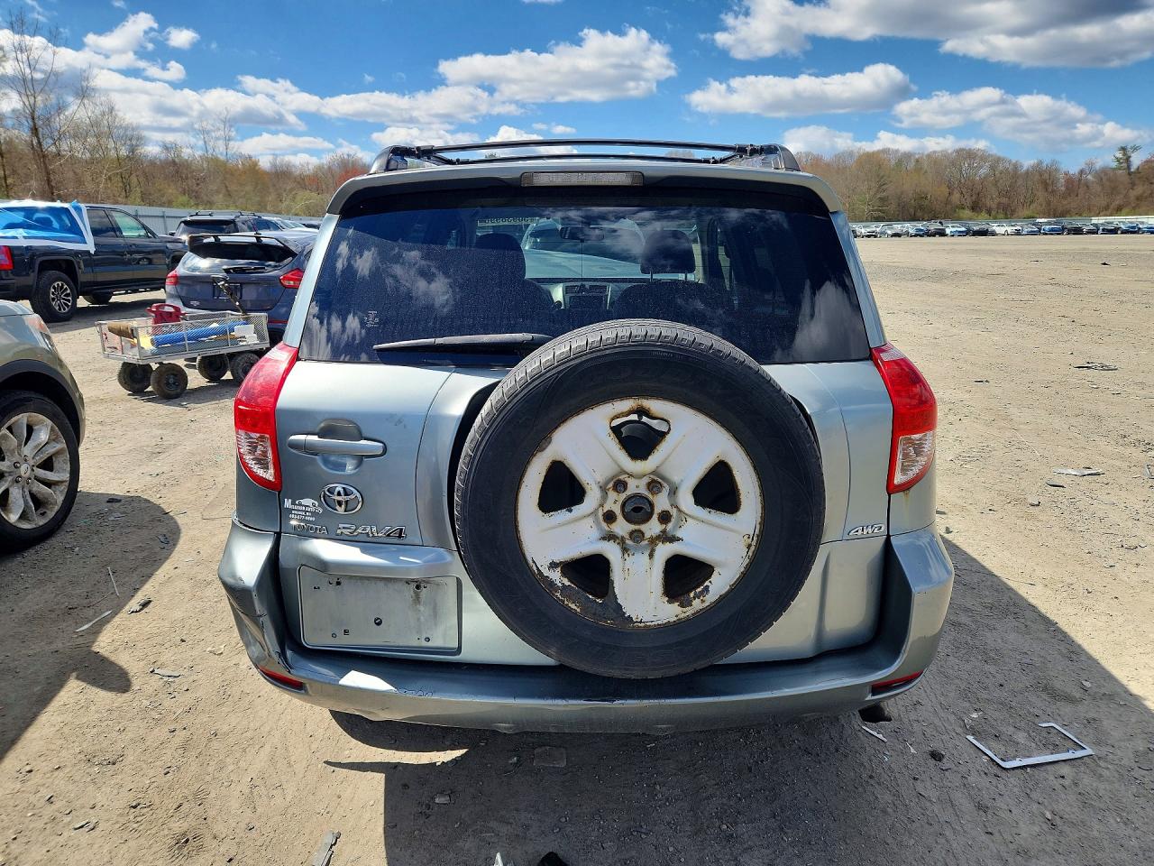 2008 Toyota Rav4 Base Бирюзовый vin: JTMBD33V085136276