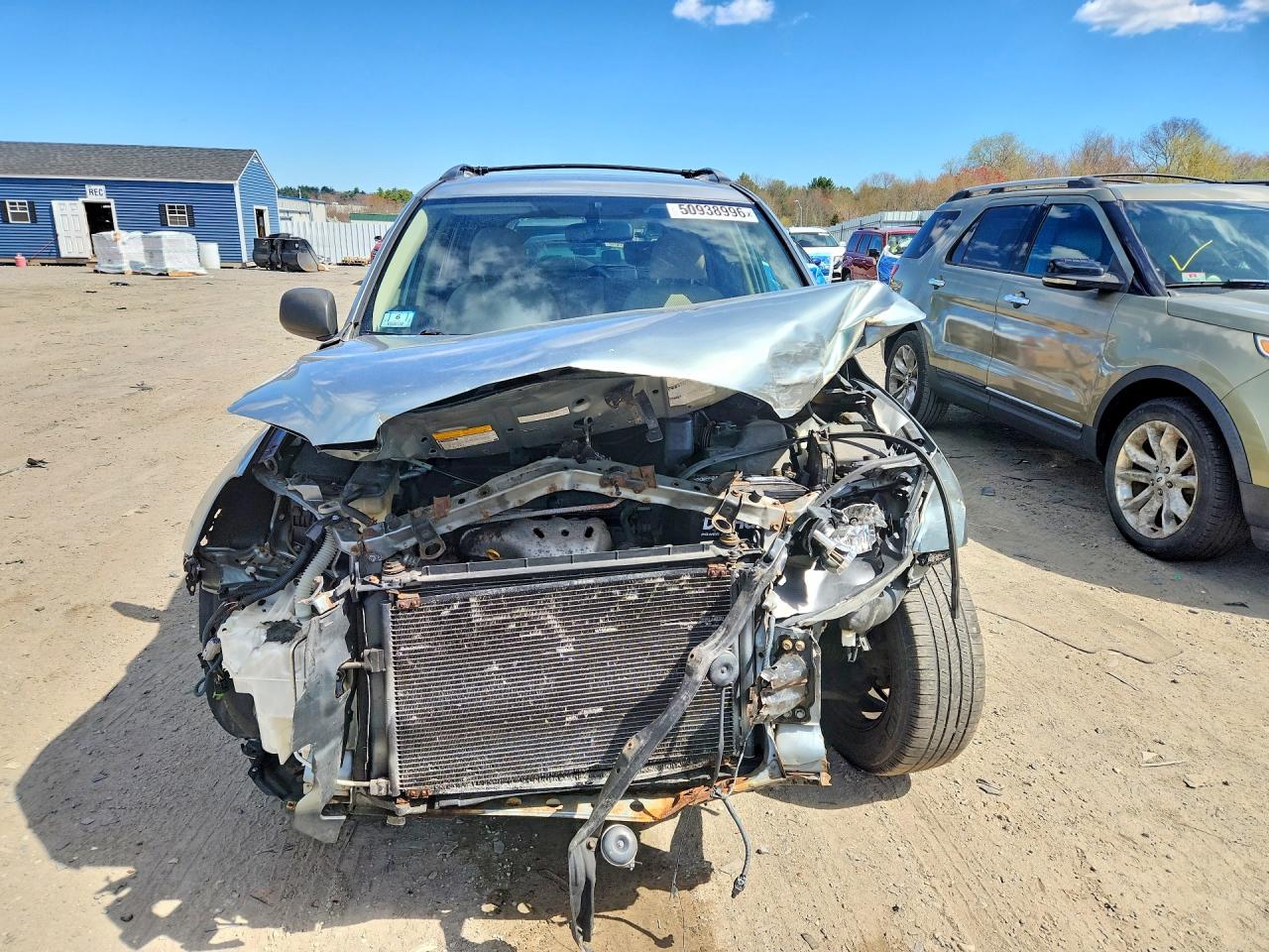 2008 Toyota Rav4 Base Бирюзовый vin: JTMBD33V085136276